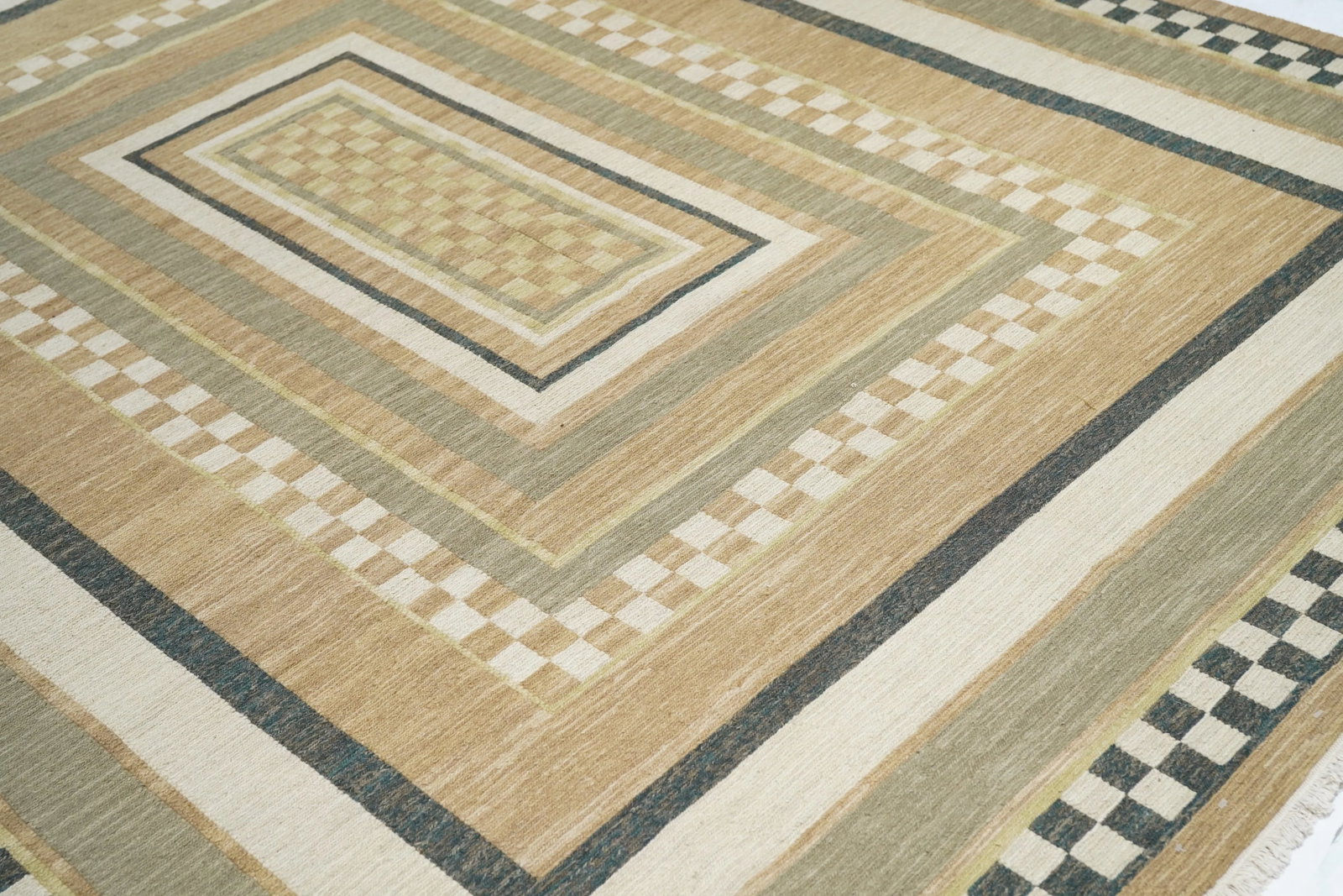 Turkish Sumak Flat Weave Wool Rug 8'0" X 10'0" - 8
