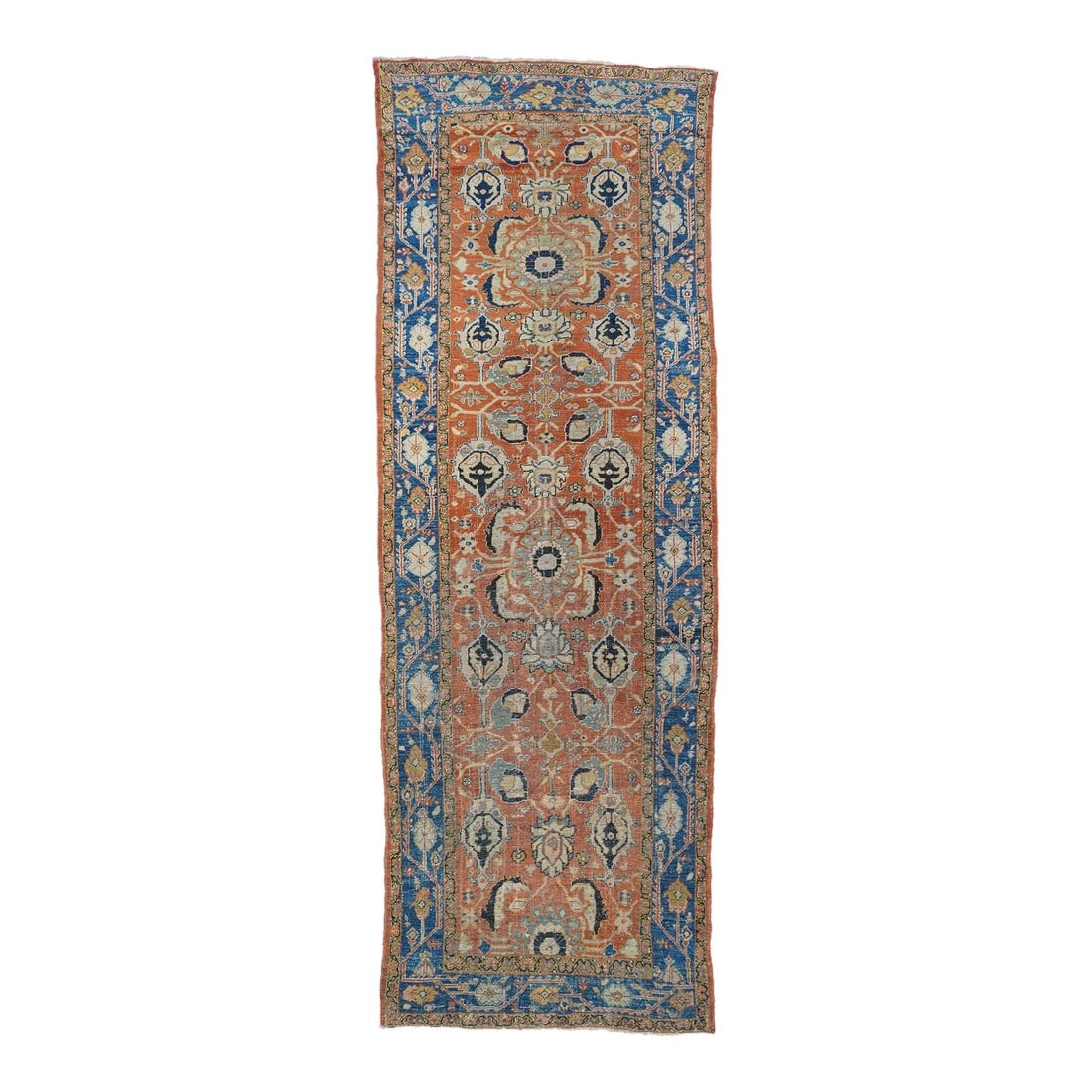 Fine Vintage Turkish Runner 3'7'' X 10'5'': Fine Vintage Turkish Runner 3'7'' x 10'5''. The carpets, scatters, runners, long rugs and bags of the towns, villages and tribes of Anatolia, including: Oushak, Ghiordes, Kula, Ladik, Hereke, Konya,