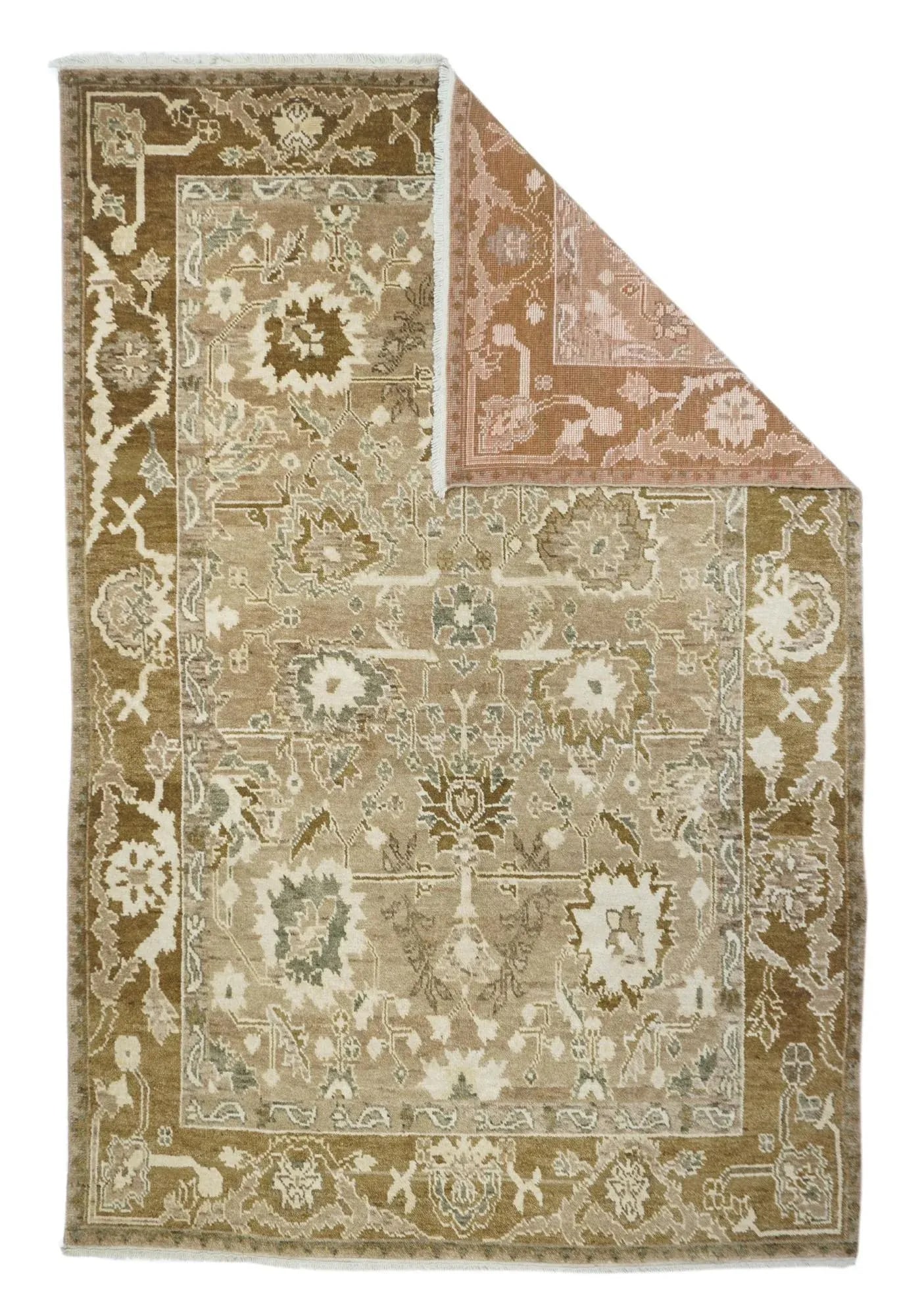 Turkish Oushak Rug 6'0" X 9'0" - 2