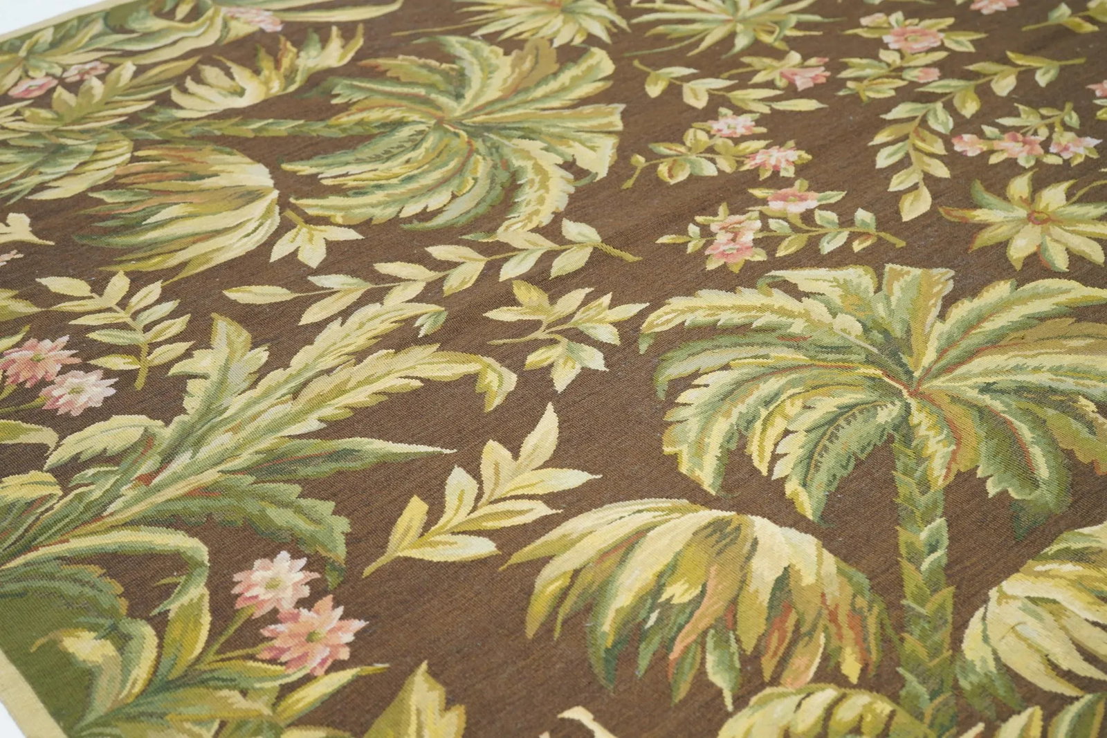 Aubusson Flat Weave Wool Rug 6'0" X 9'0" - 7