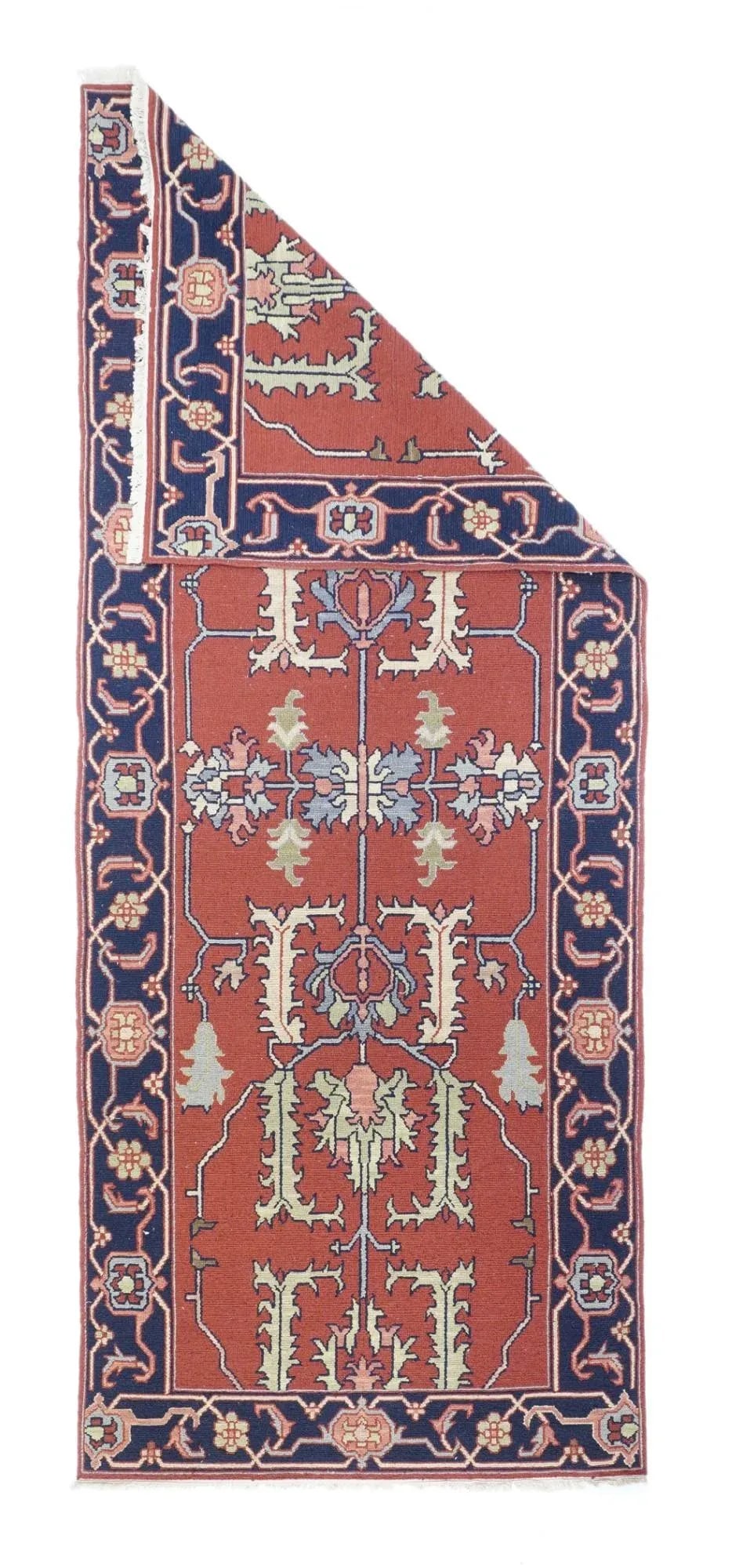 Turkish Sumak Flat Weave Wool Rug 4'0" X 10'2'' - 2