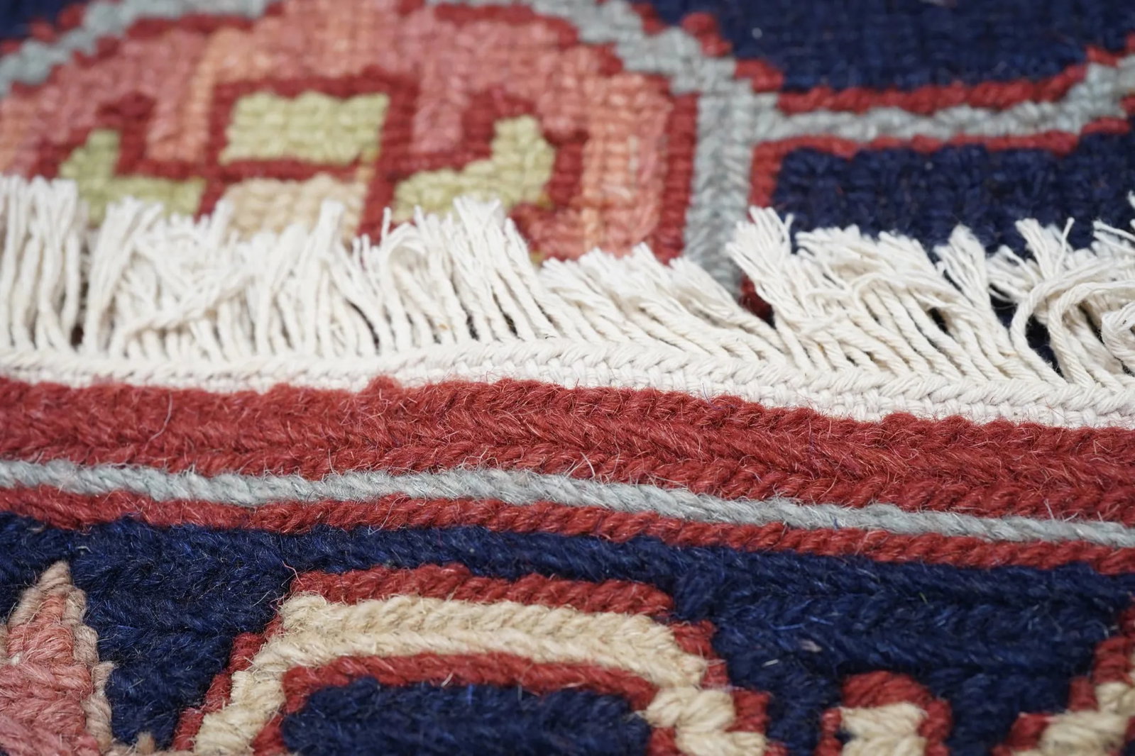 Turkish Sumak Flat Weave Wool Rug 4'0" X 10'2'' - 8