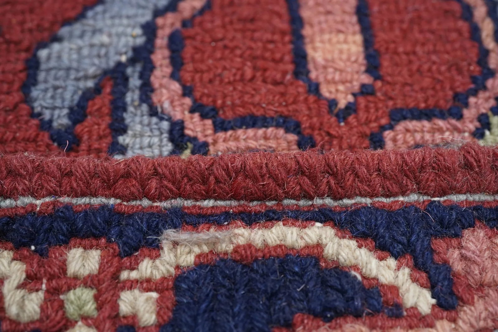 Turkish Sumak Flat Weave Wool Rug 4'0" X 10'2'' - 9