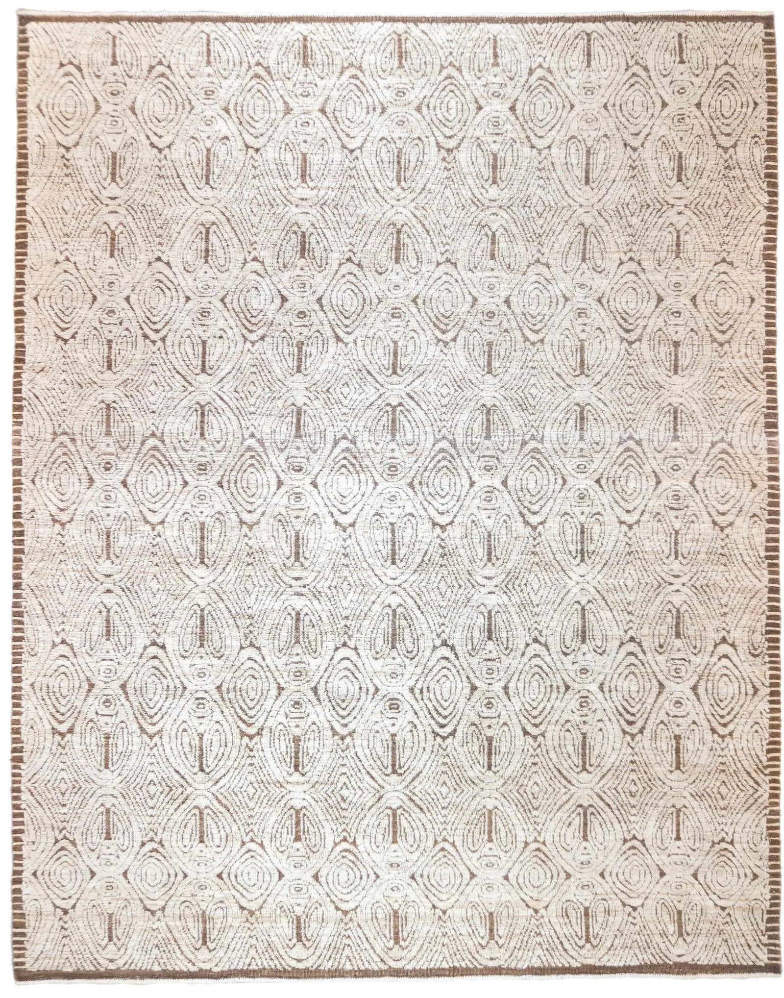 Fine Vintage Turkish Oushak Wool Rug 8'2'' X 10'3'' - 3