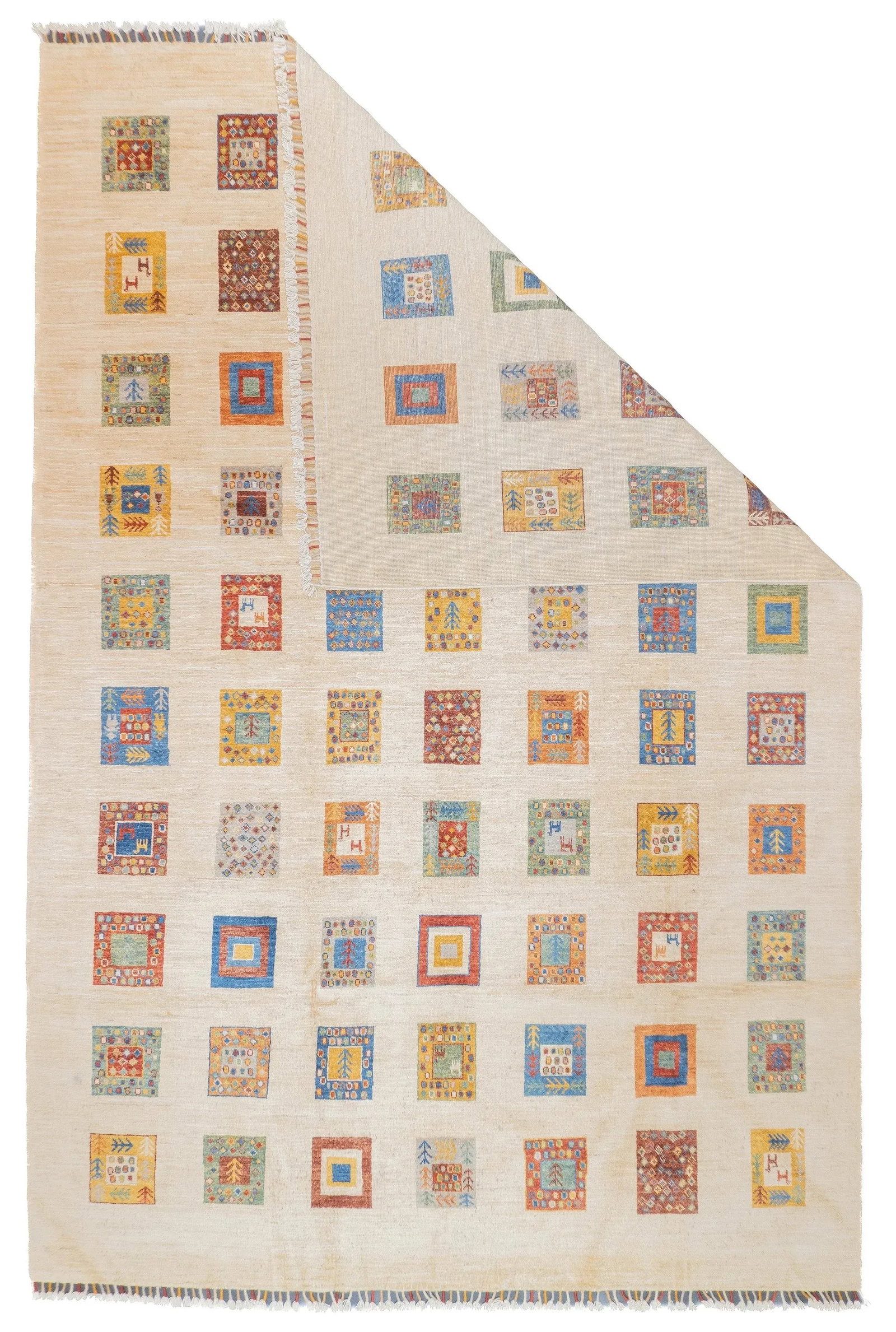 Contemporary Gabbeh Rug 6'8'' X 9'11'' - 2