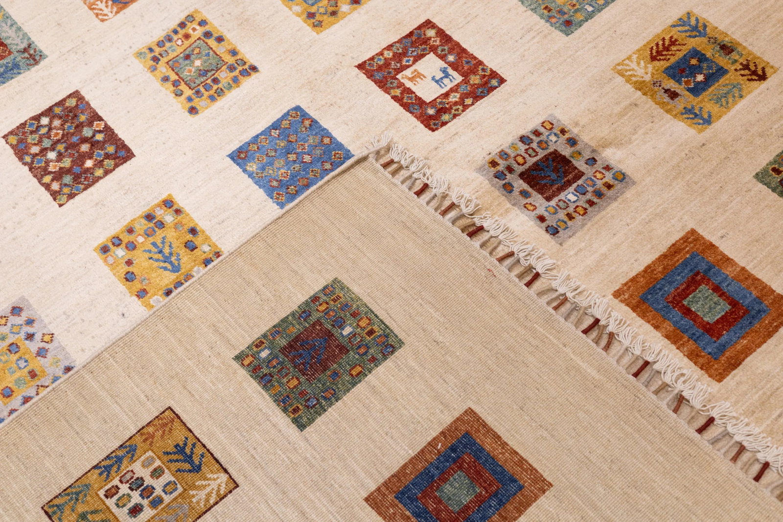 Contemporary Gabbeh Rug 6'8'' X 9'11'' - 6