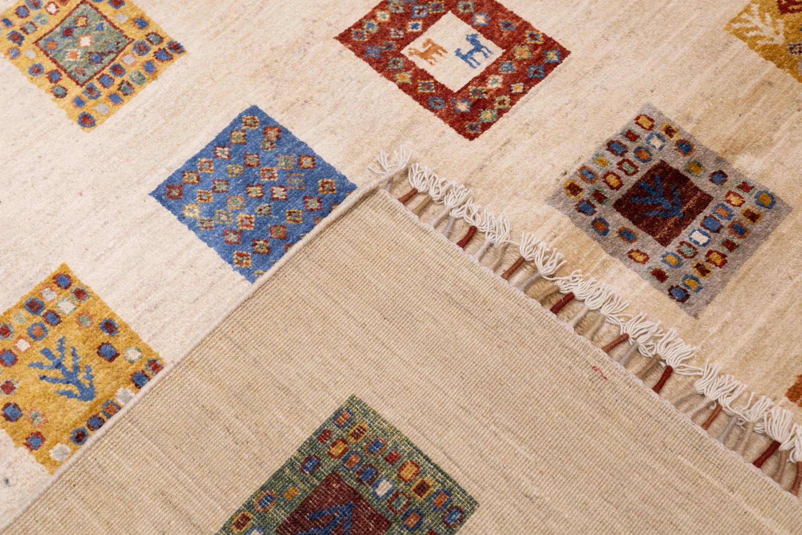 Contemporary Gabbeh Rug 6'8'' X 9'11'' - 7