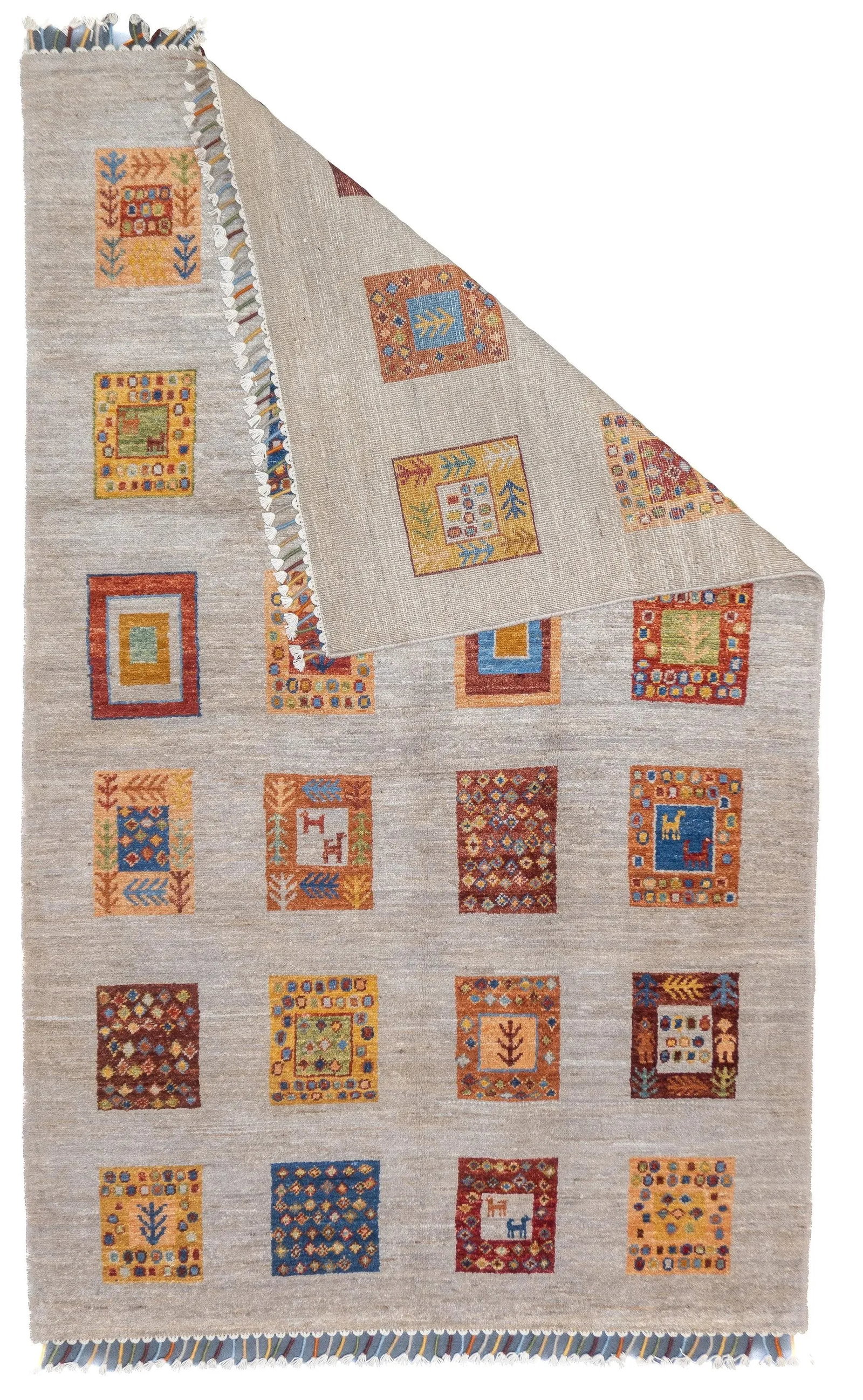 Contemporary Gabbeh Rug 3'11'' X 6'3'' - 2