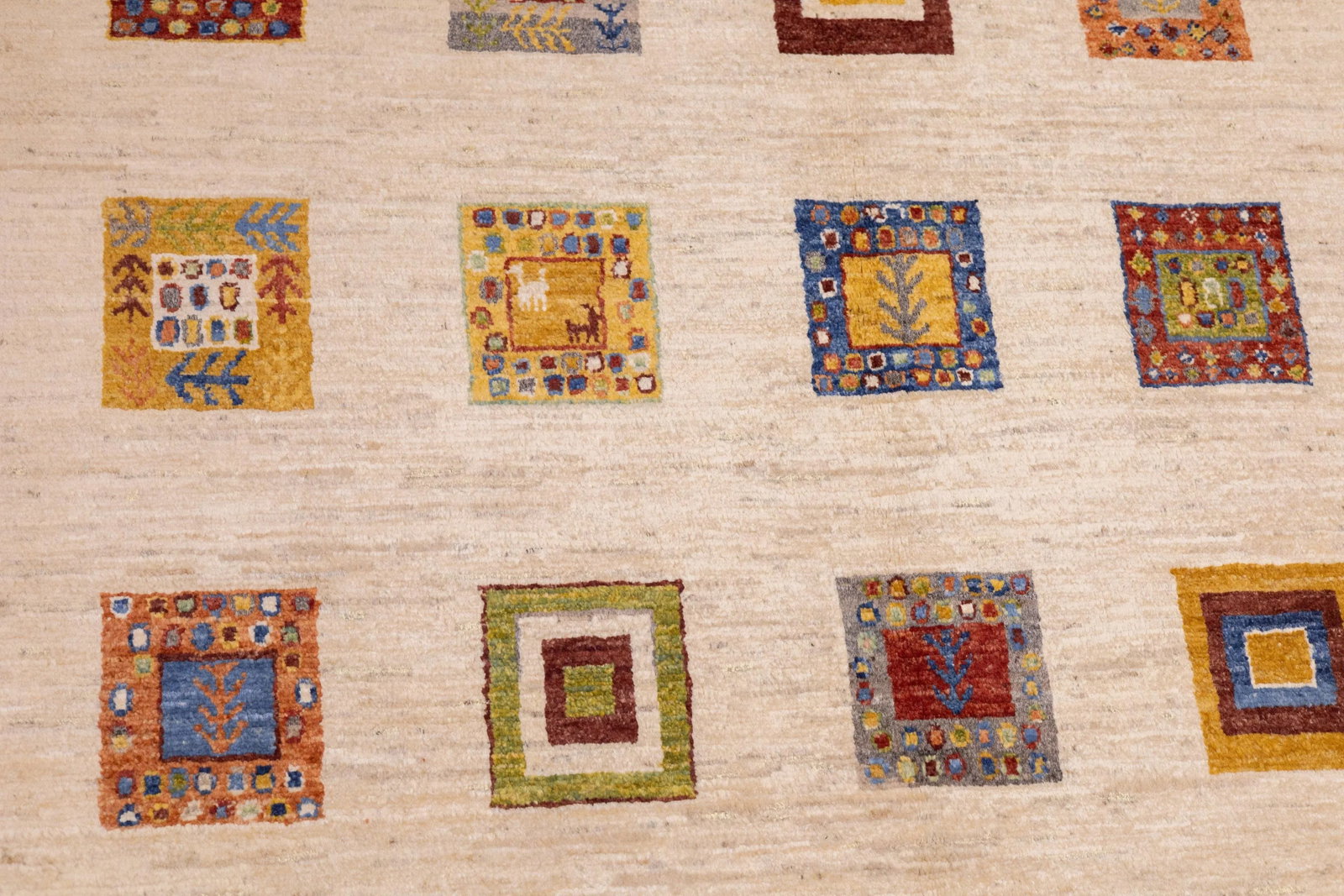 Contemporary Gabbeh Rug 5'0" X 6'6'' - 10