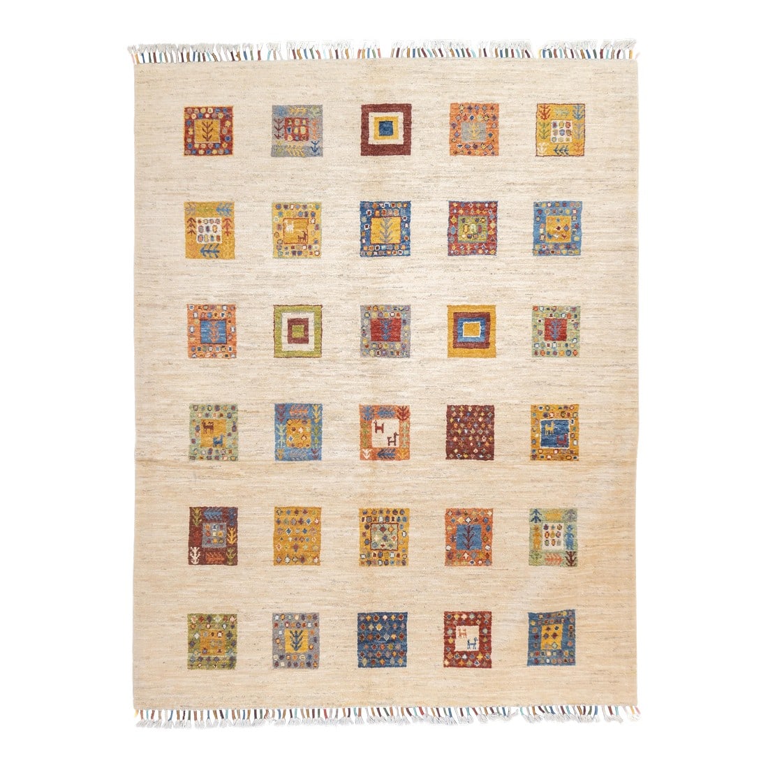 Contemporary Gabbeh Rug 5'0" X 6'6'' (1 of 10)