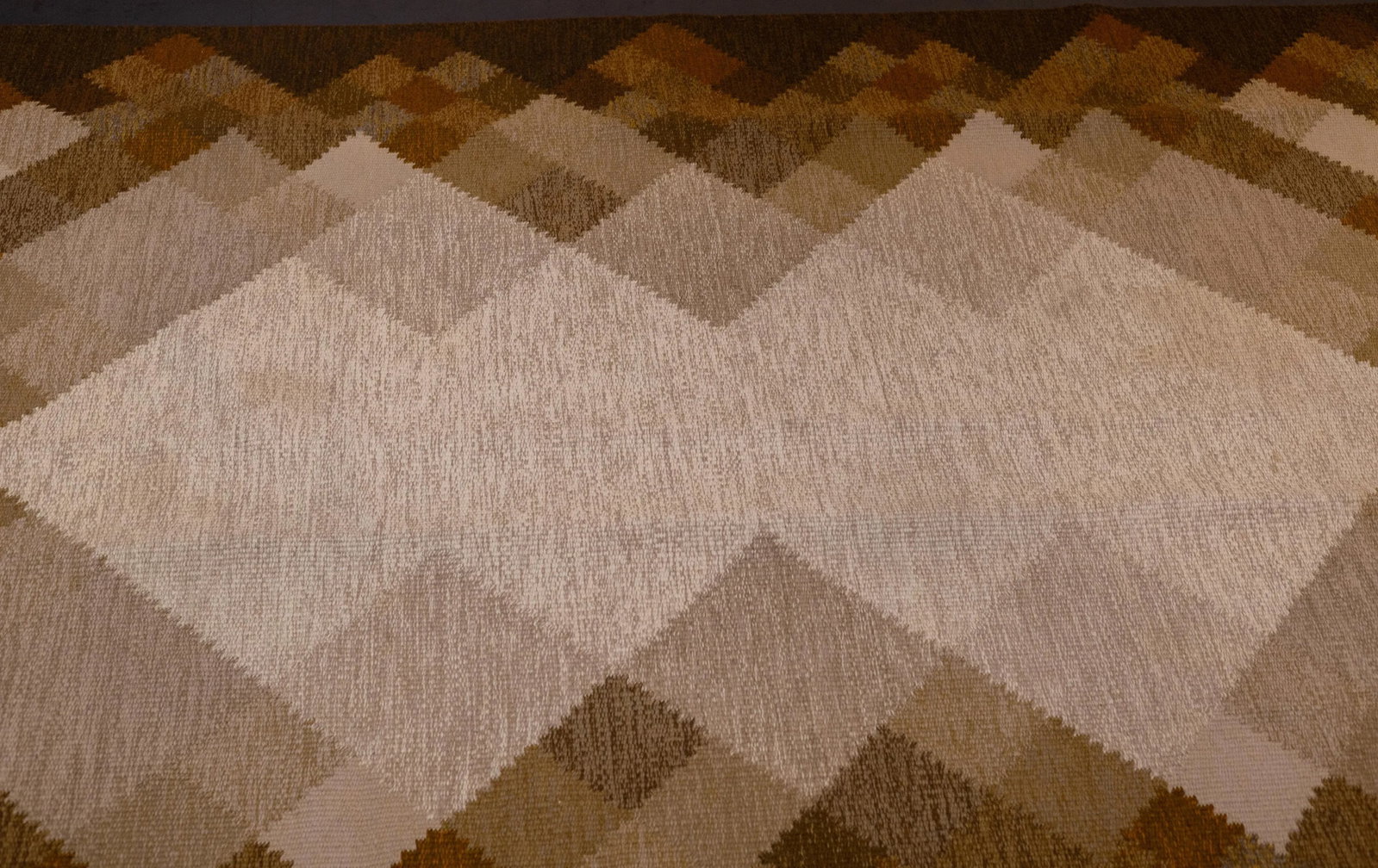 Fine Vintage Swedish Kilim Flat Weave Wool Rug 6'5'' X 9'1'' - 6
