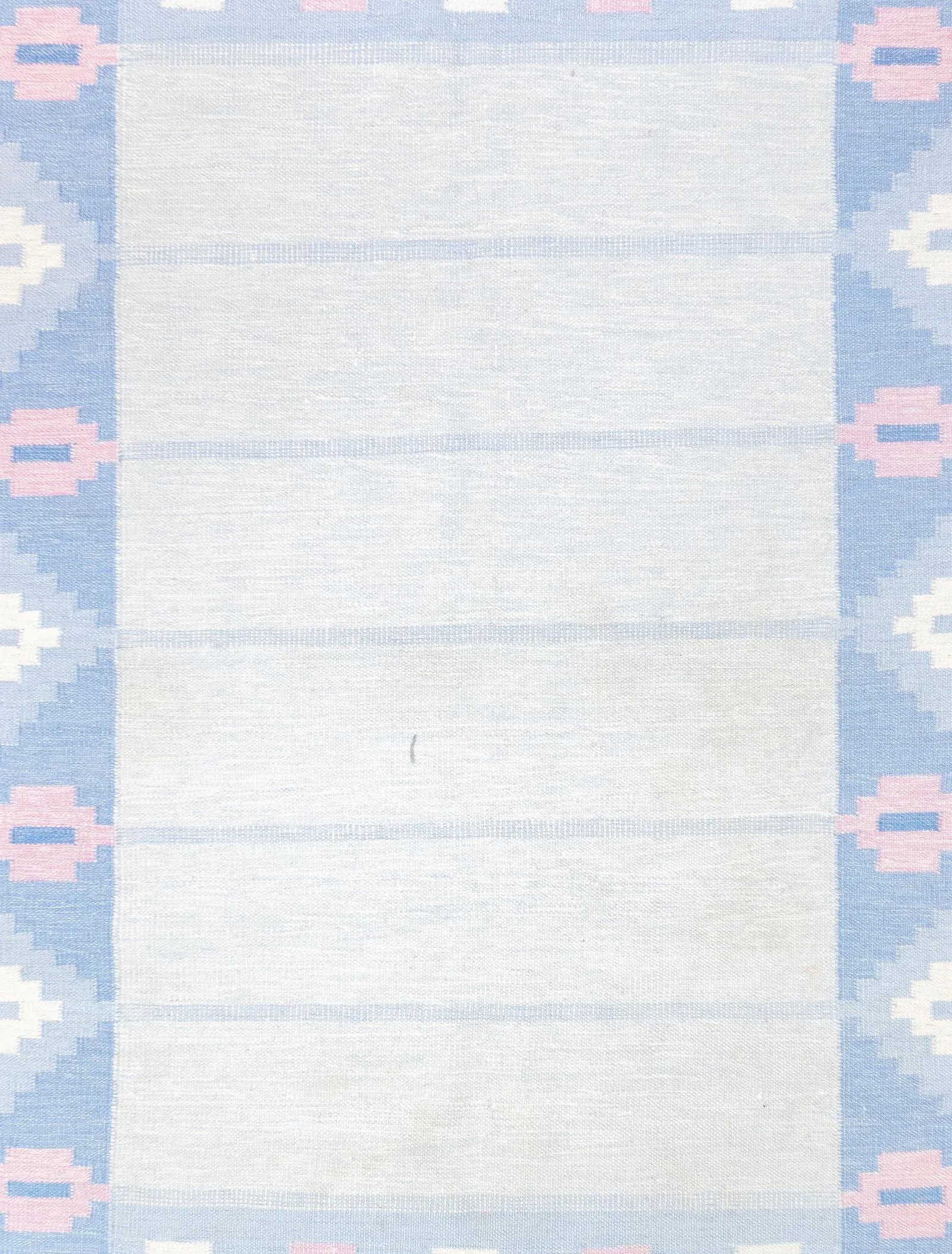 Fine Vintage Swedish Kilim Flat Weave Wool Rug 5'8'' X 7'7'' - 3