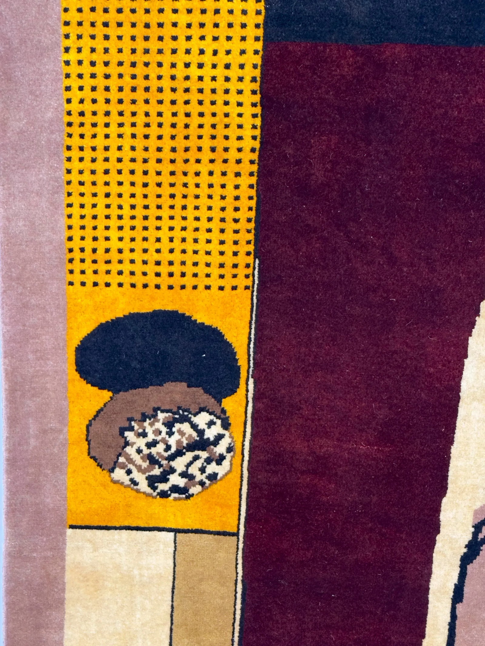 Fine Mid Century French Artistic Wool Rug 8'1'' X 8'2'' - 3