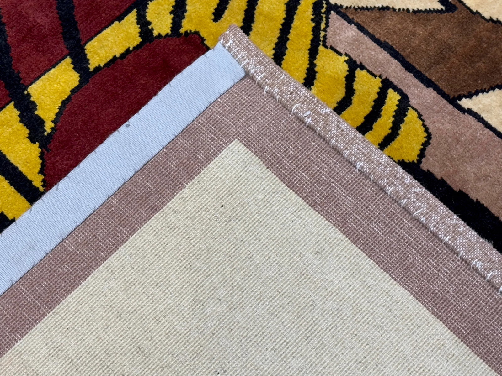 Fine Mid Century French Artistic Wool Rug 8'1'' X 8'2'' - 9