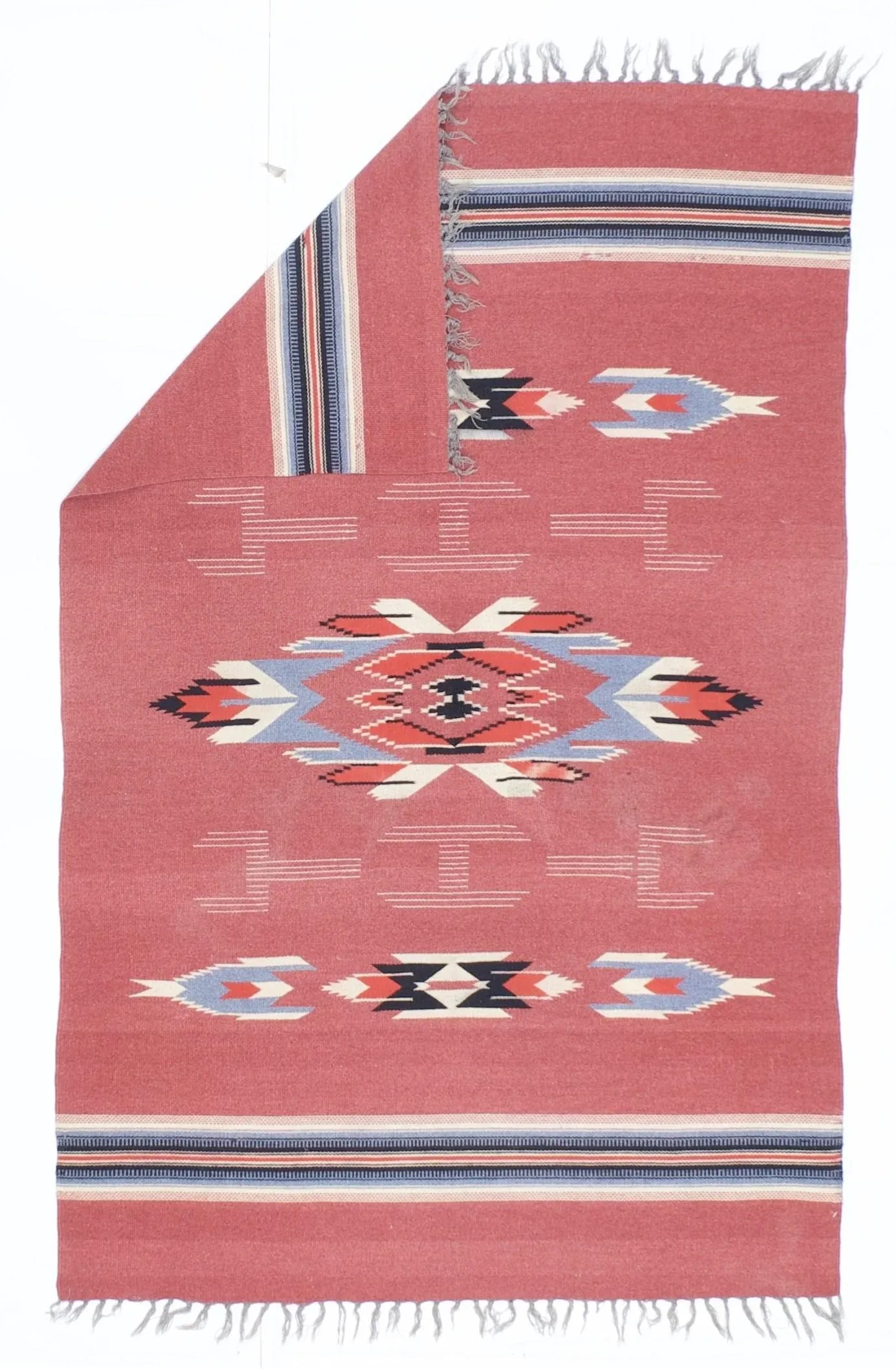 Vintage Swedish Kilim Rug 3'7" X 5'9" - 2