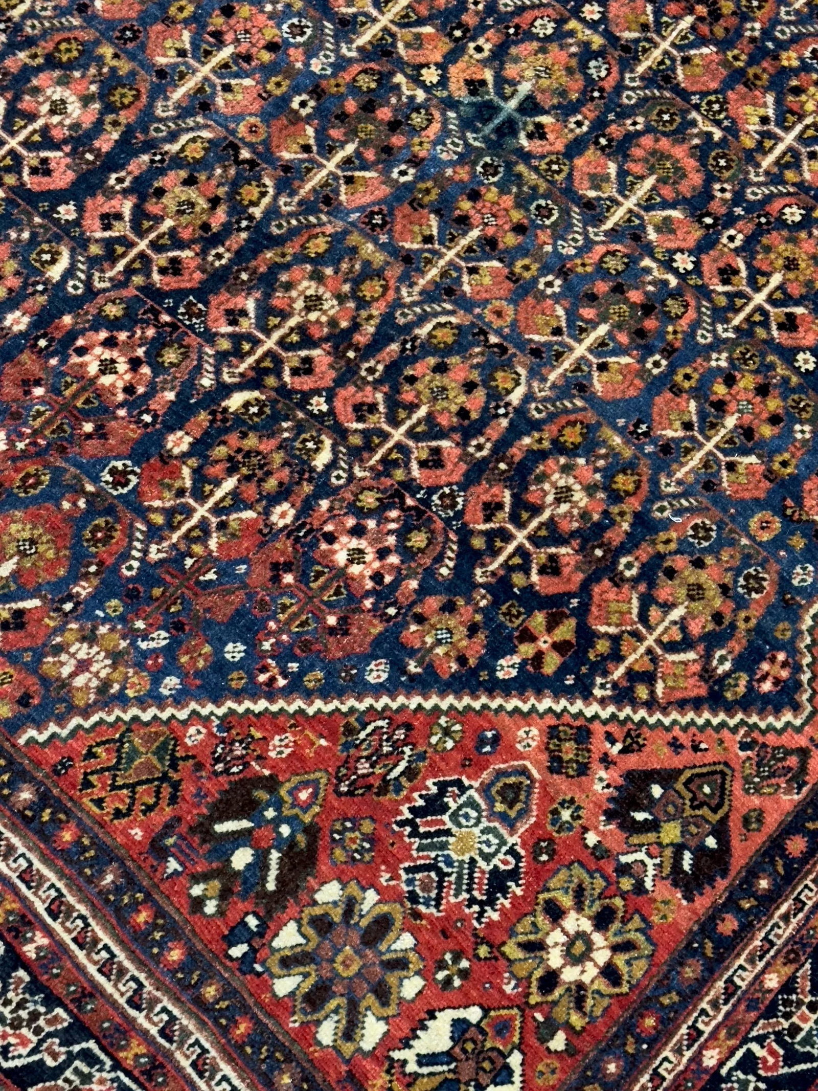 Antique Sw Persian Qashqai Rug 5'4" X 7'10" - 6