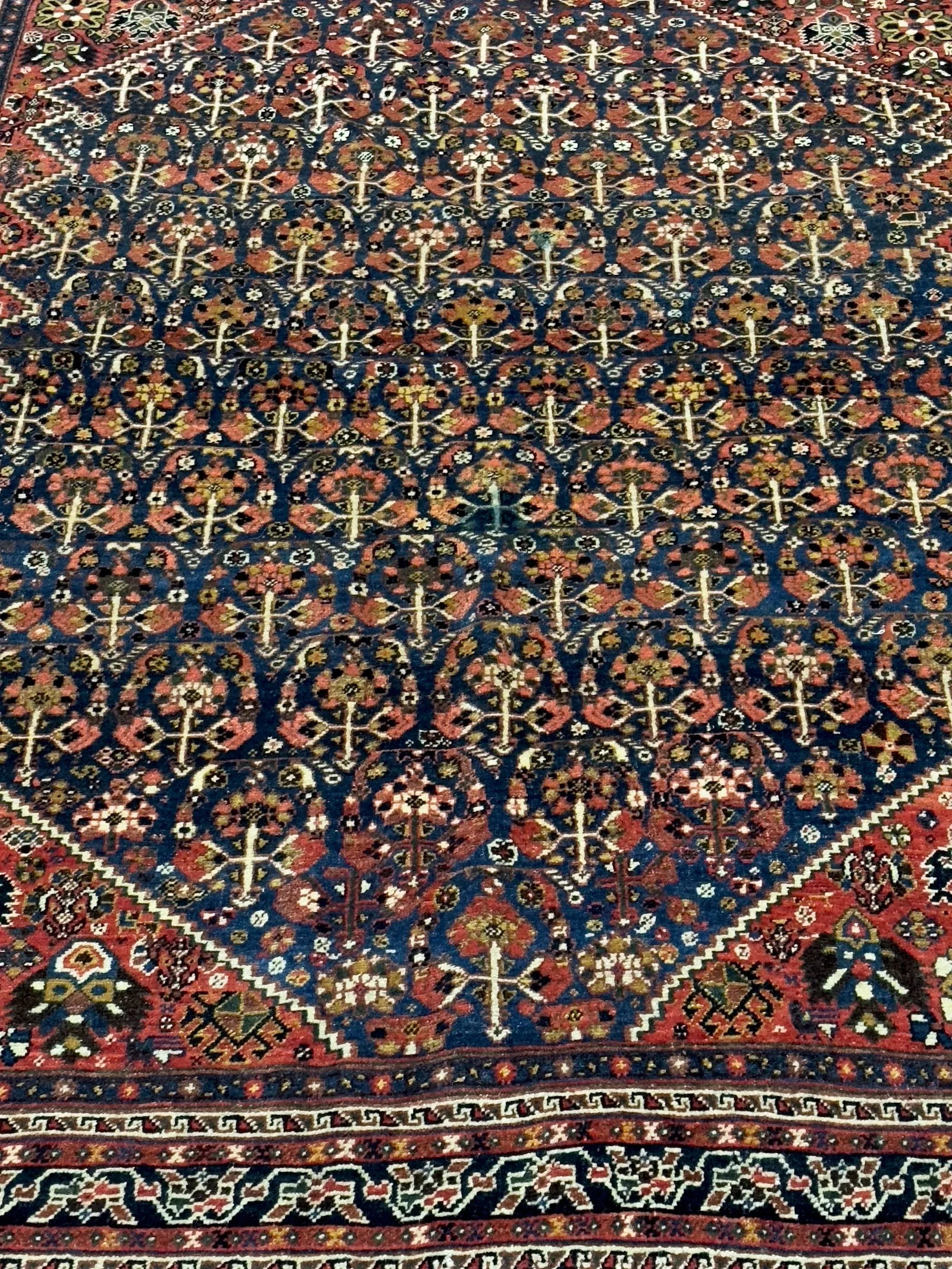 Antique Sw Persian Qashqai Rug 5'4" X 7'10" - 8