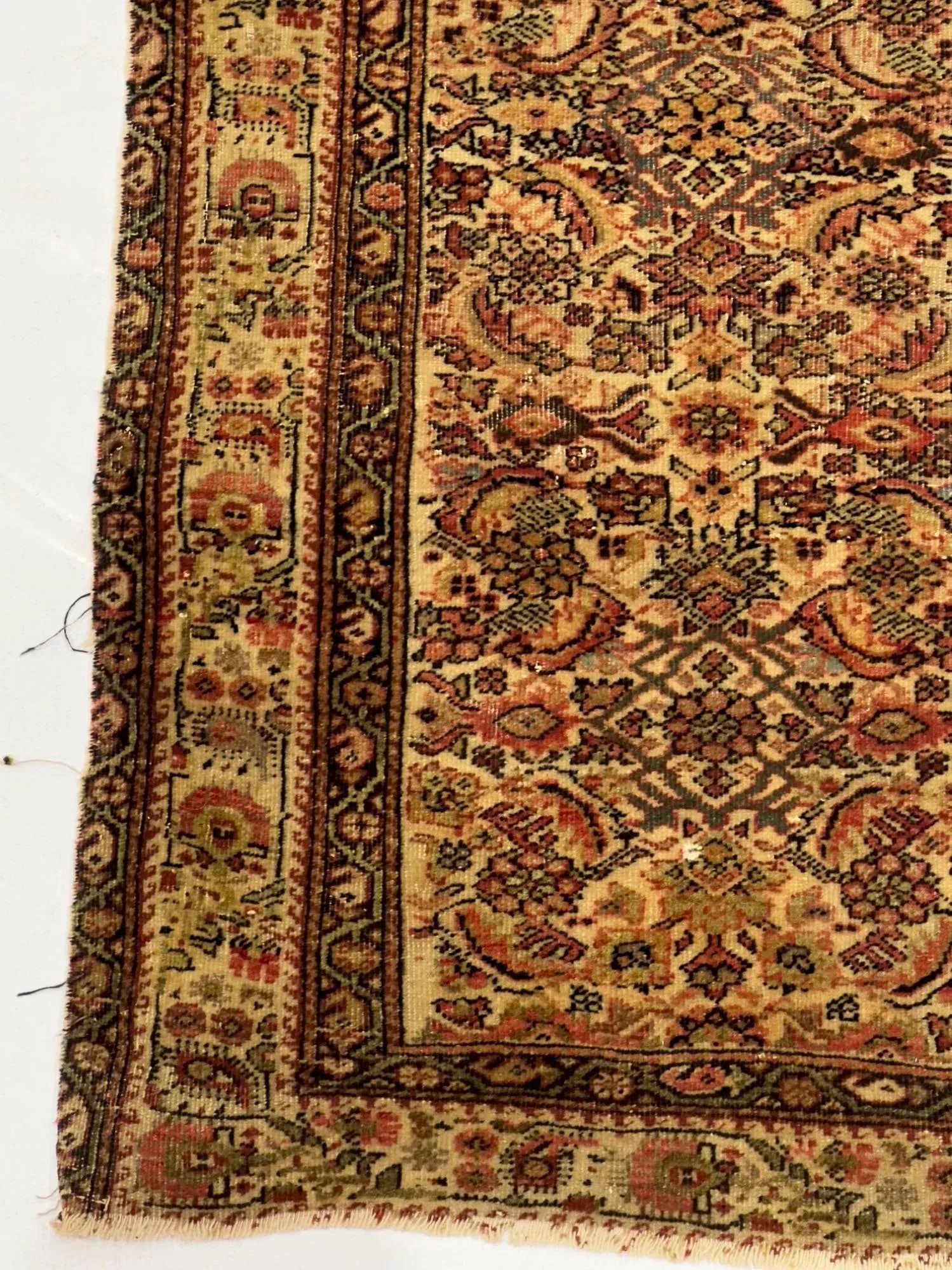 Antique Persian Farahan Rug 3'9" X 5'10" - 3