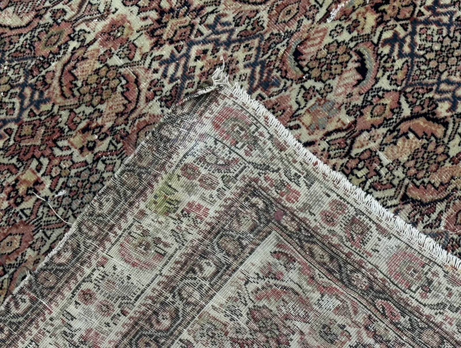 Antique Persian Farahan Rug 3'9" X 5'10" - 6