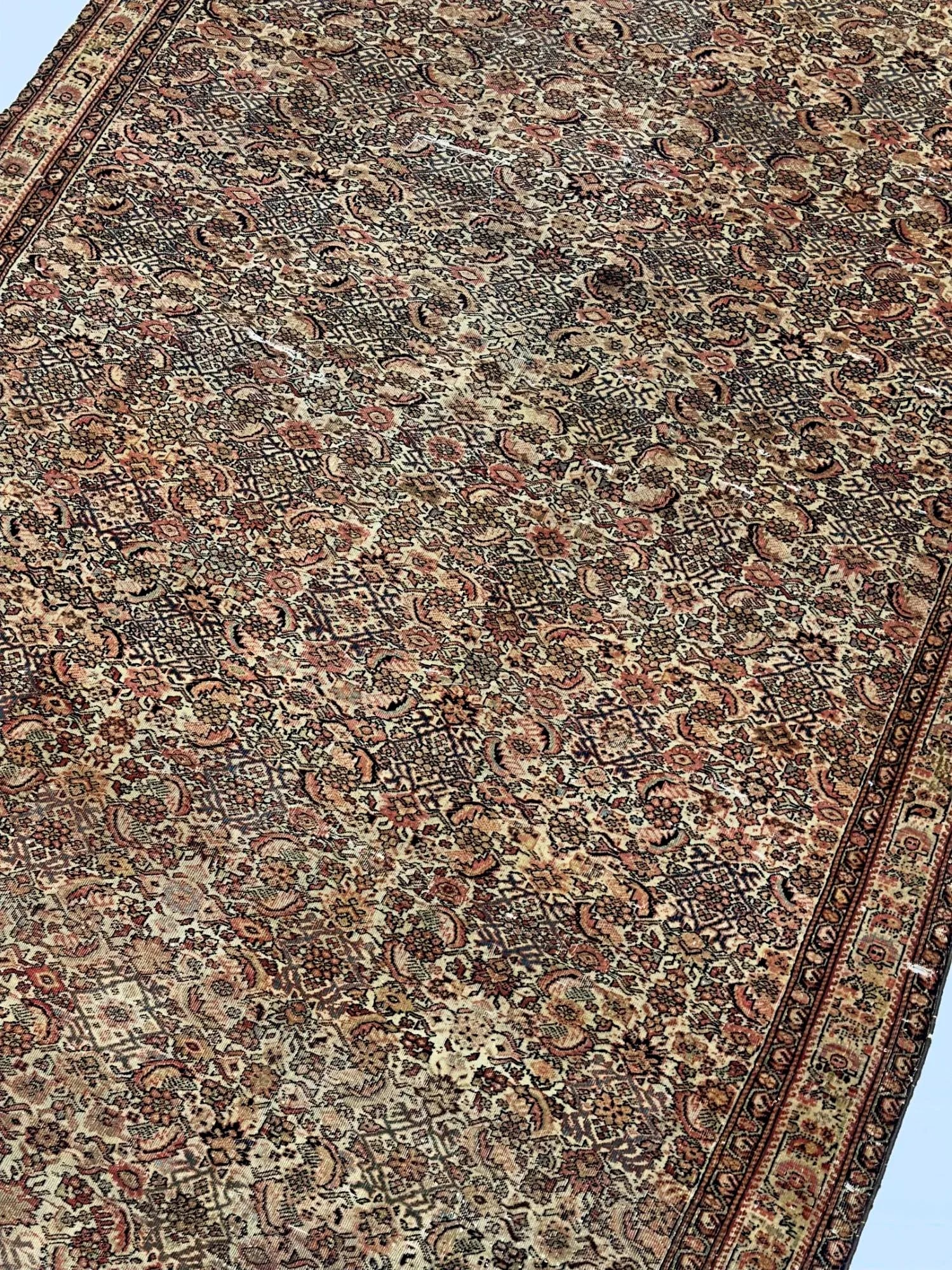 Antique Persian Farahan Rug 3'9" X 5'10" - 7