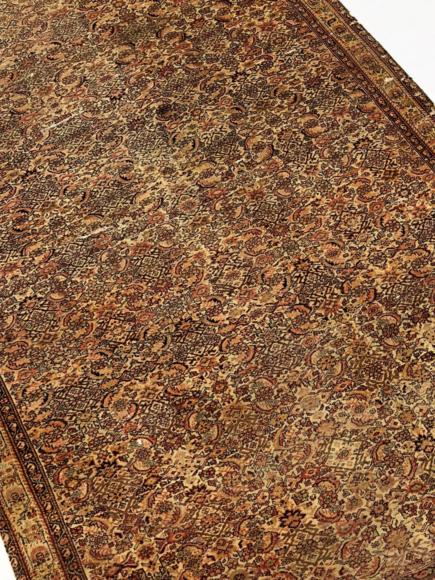 Antique Persian Farahan Rug 3'9" X 5'10" - 9