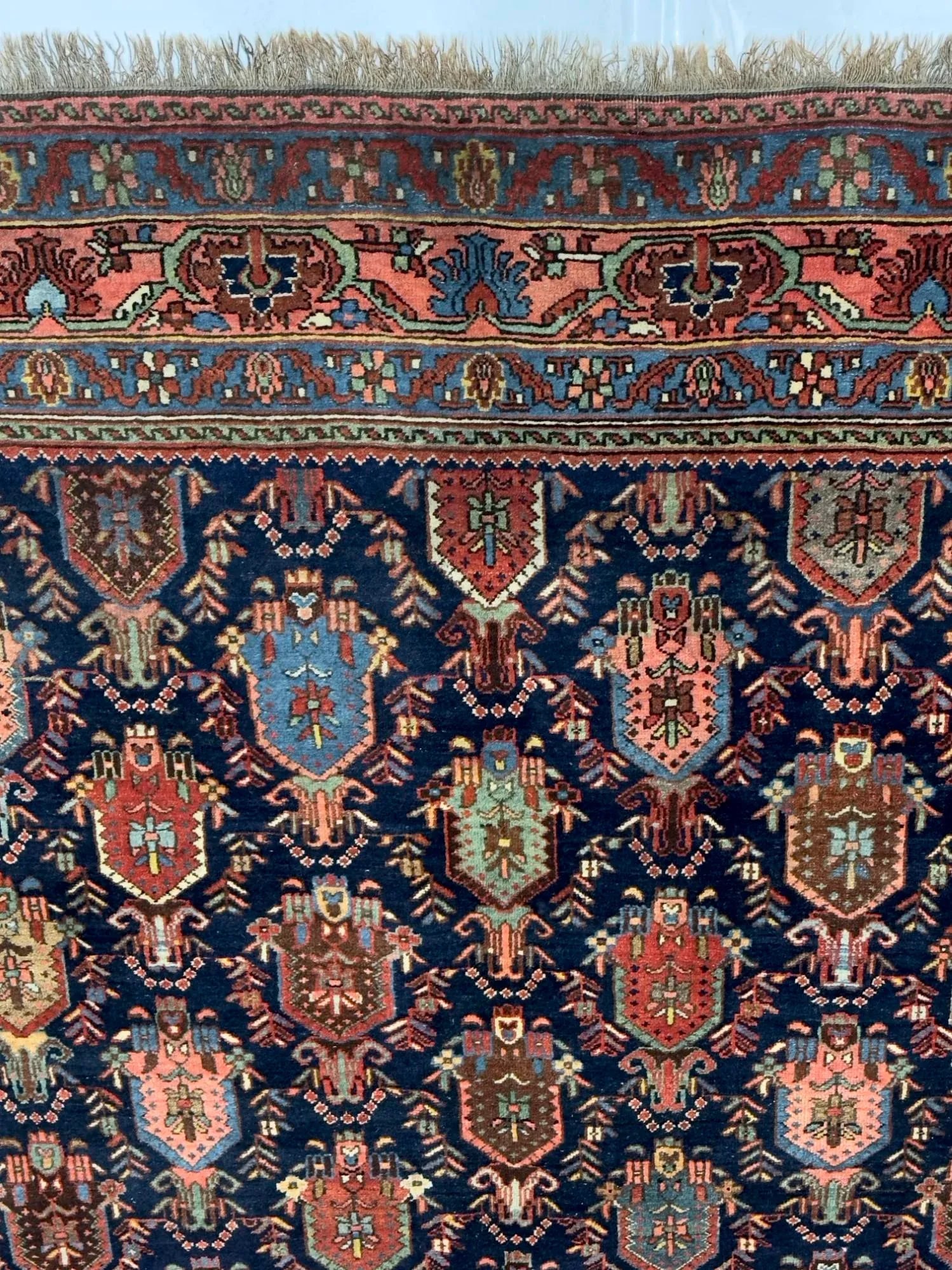 Antique Persian Bidjar Rug 4'10" X 7'0" - 3
