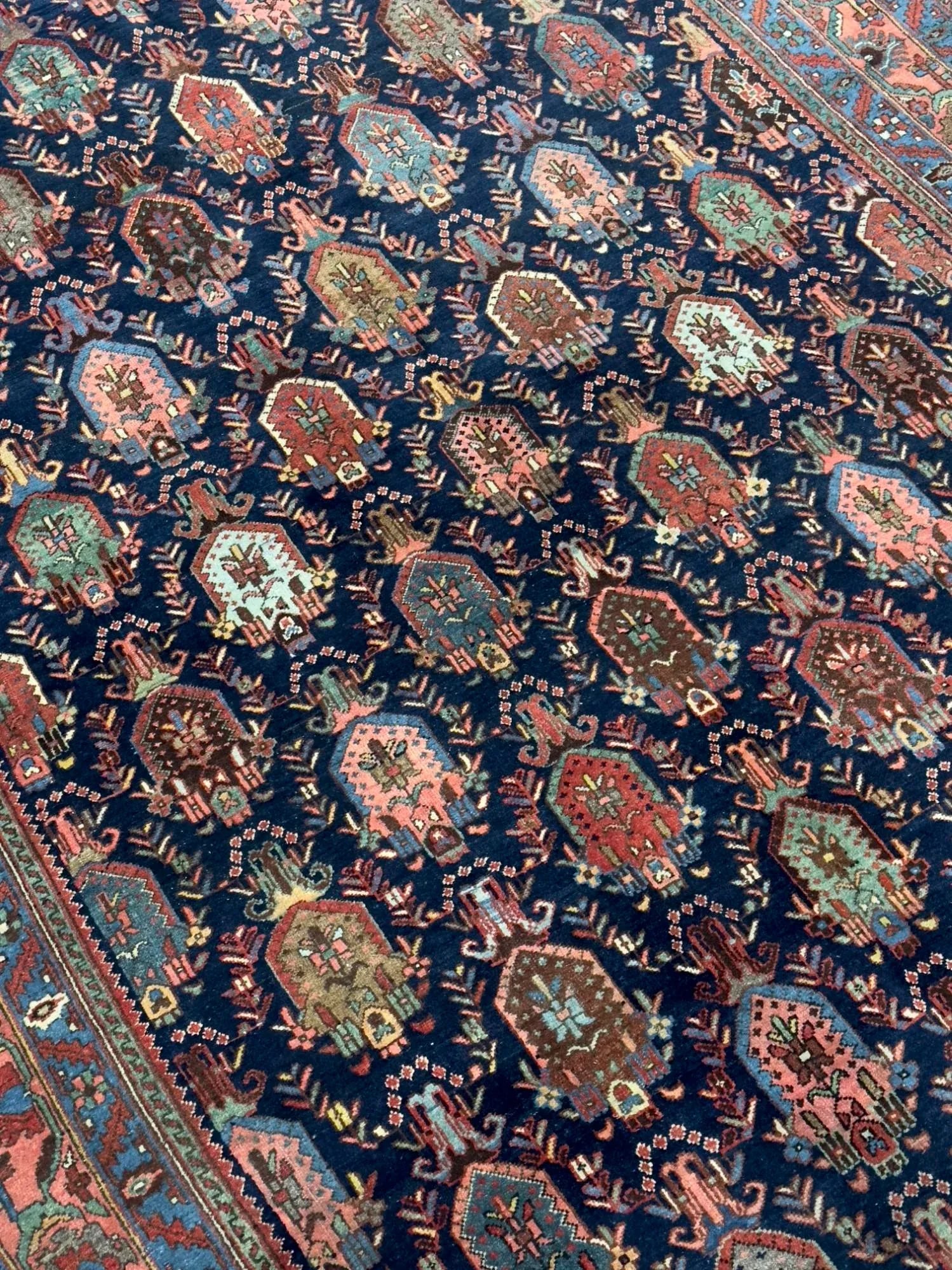 Antique Persian Bidjar Rug 4'10" X 7'0" - 4