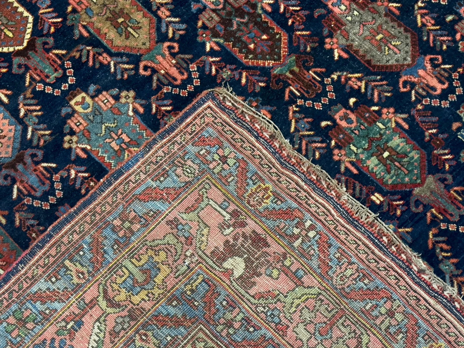 Antique Persian Bidjar Rug 4'10" X 7'0" - 6