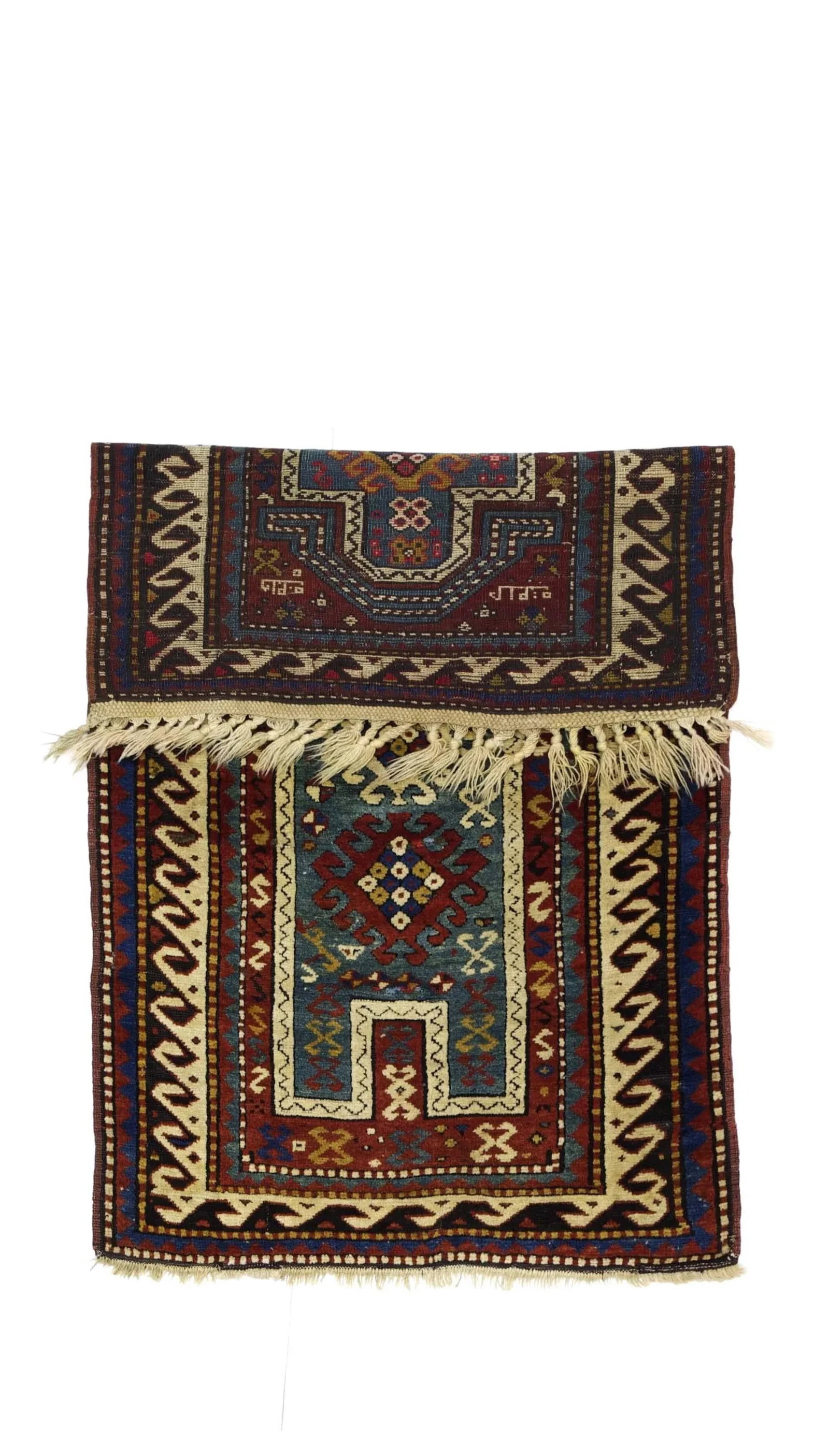 Antique Caucasian Kazak Rug 2'11" X 4'11" - 2