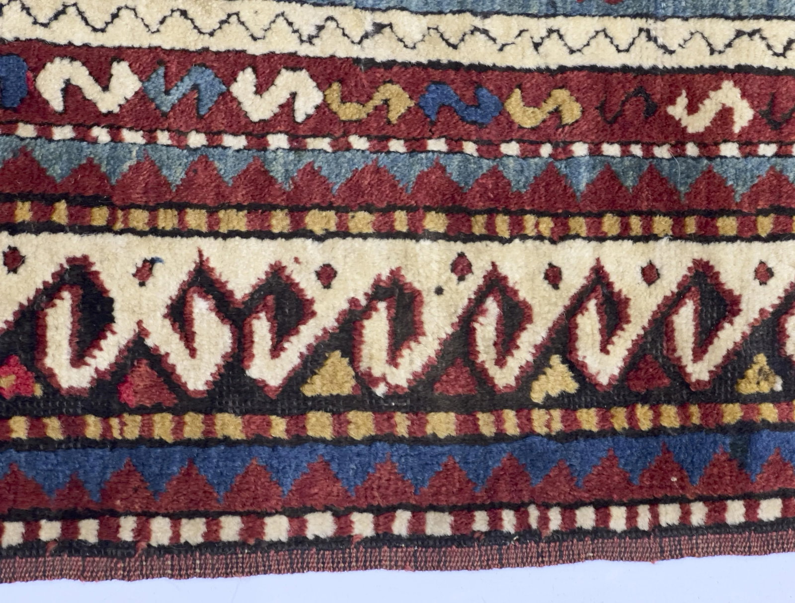 Antique Caucasian Kazak Rug 2'11" X 4'11" - 4