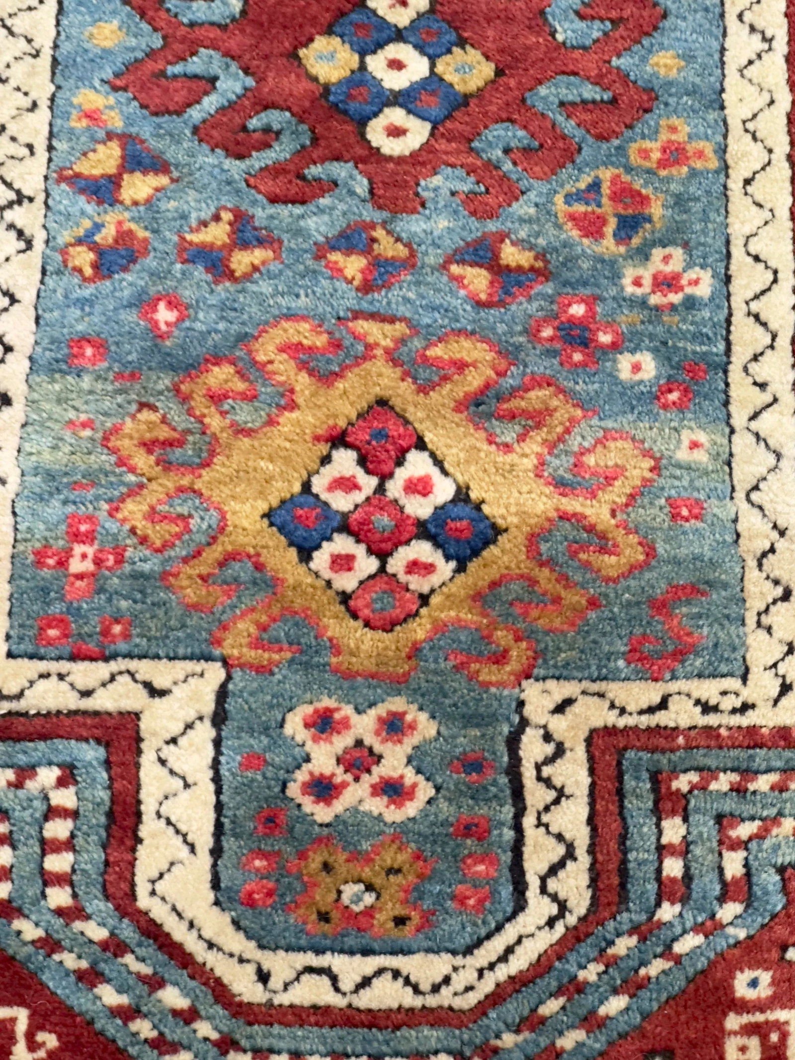Antique Caucasian Kazak Rug 2'11" X 4'11" - 5