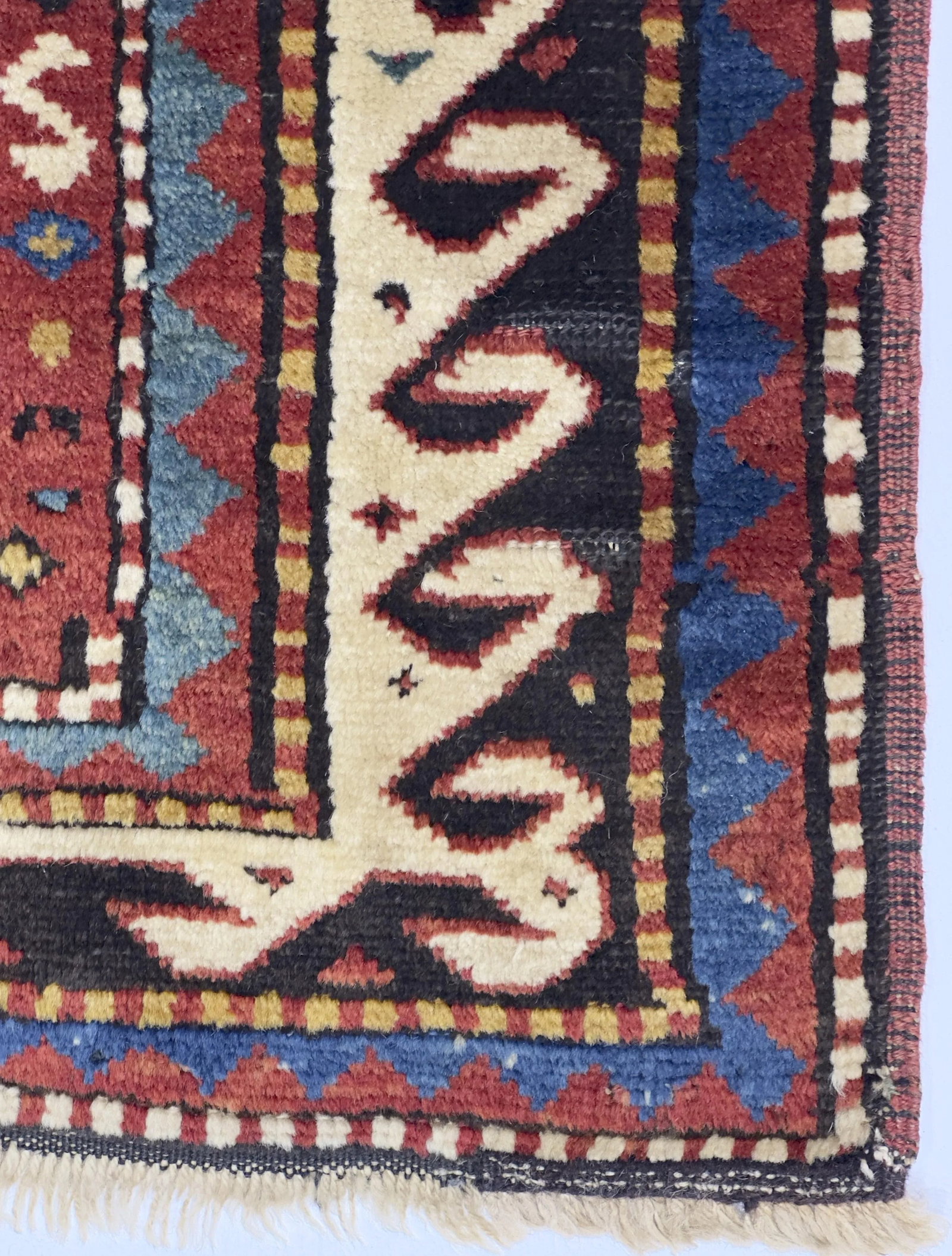 Antique Caucasian Kazak Rug 2'11" X 4'11" - 8