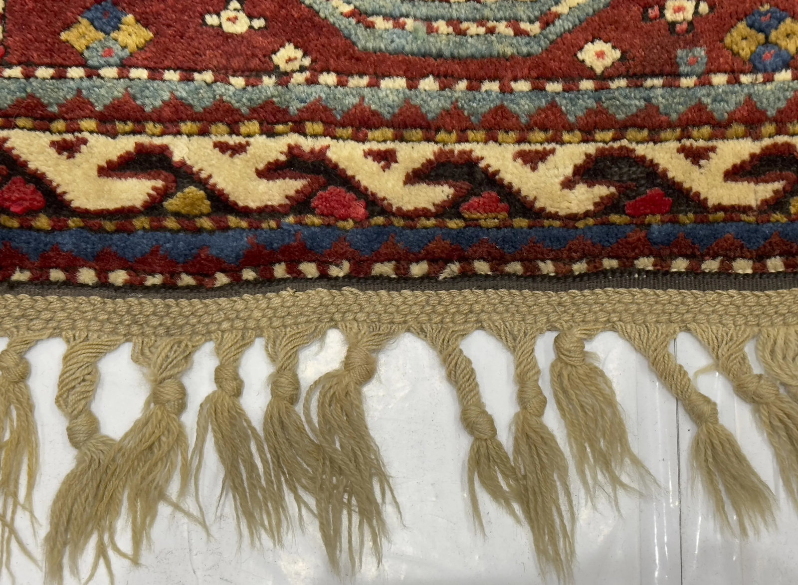 Antique Caucasian Kazak Rug 2'11" X 4'11" - 9
