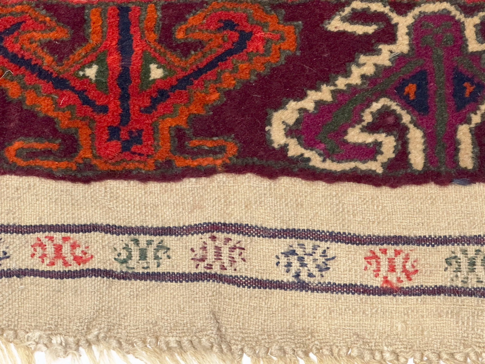 Antique Fine Turkmen Tribal Runner 2'11" X 8'11" - 11