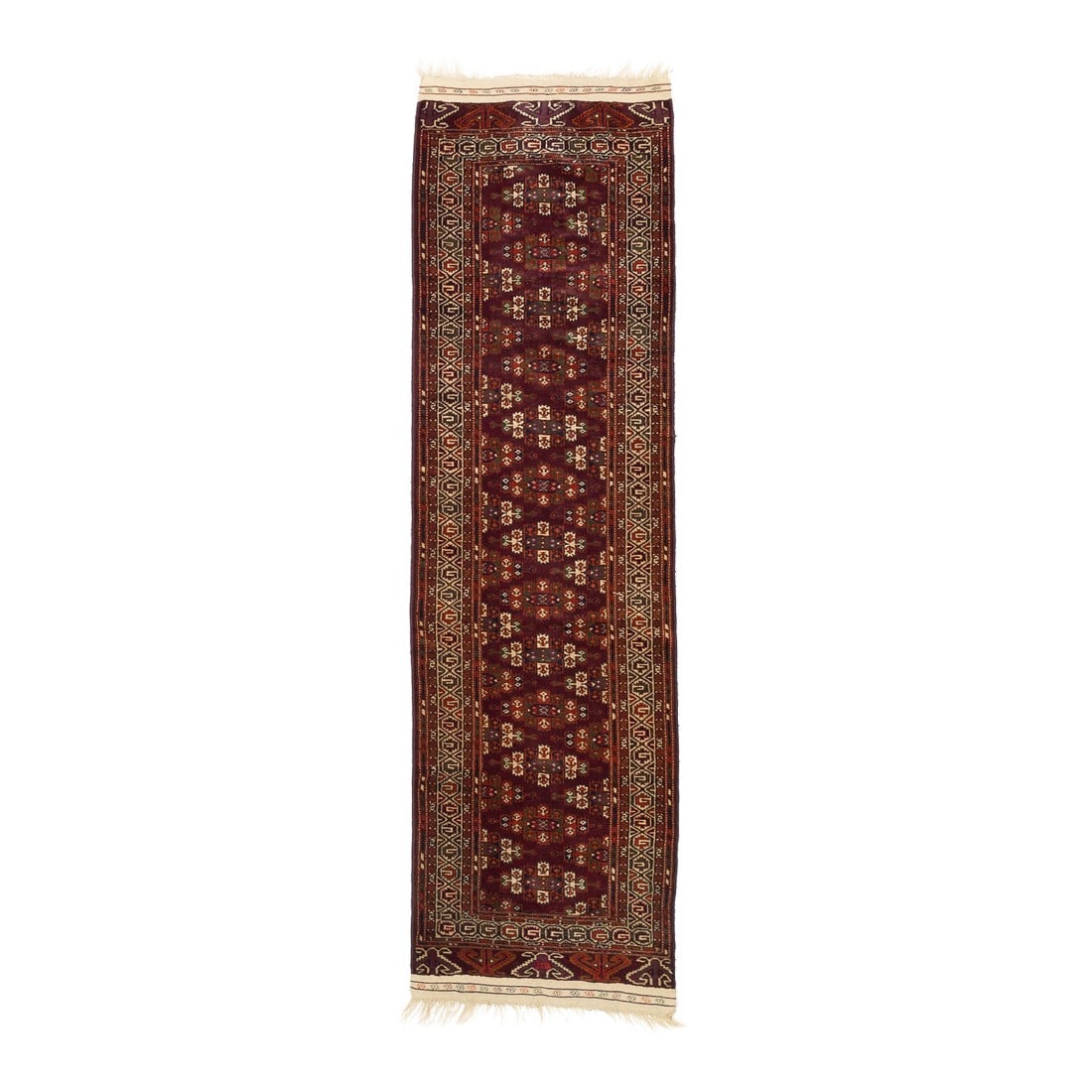 Antique Fine Turkmen Tribal Runner 2'11" X 8'11" (1 of 14)