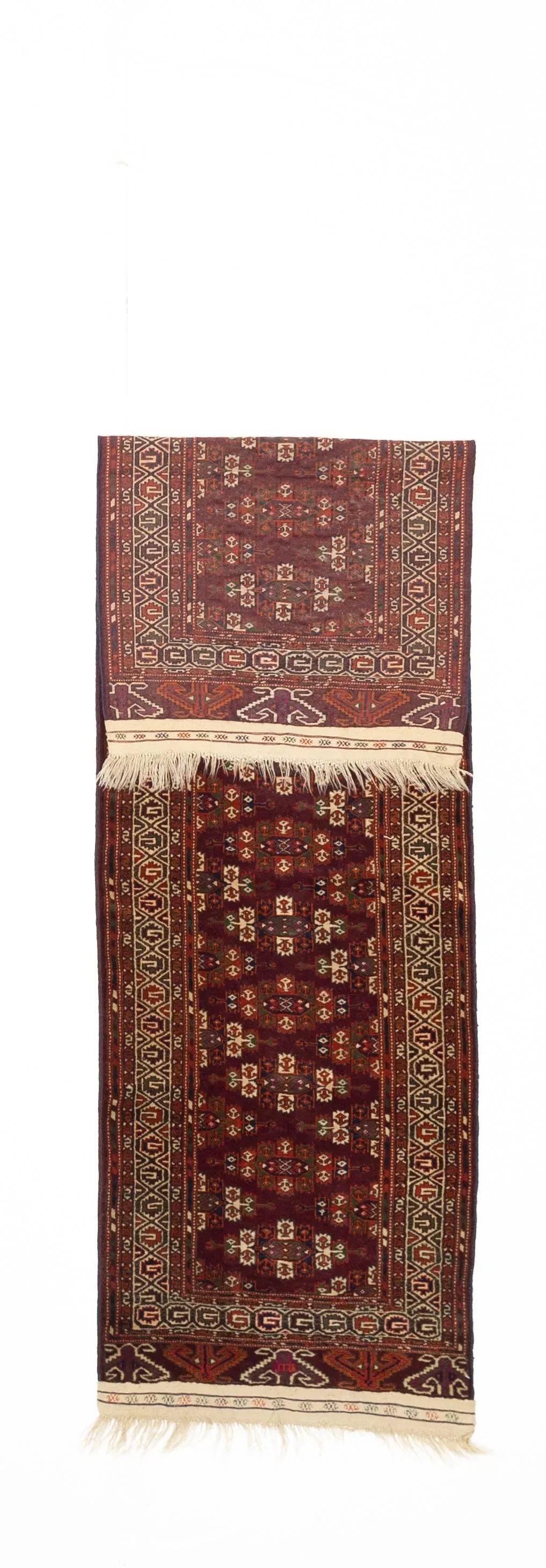 Antique Fine Turkmen Tribal Runner 2'11" X 8'11" - 2