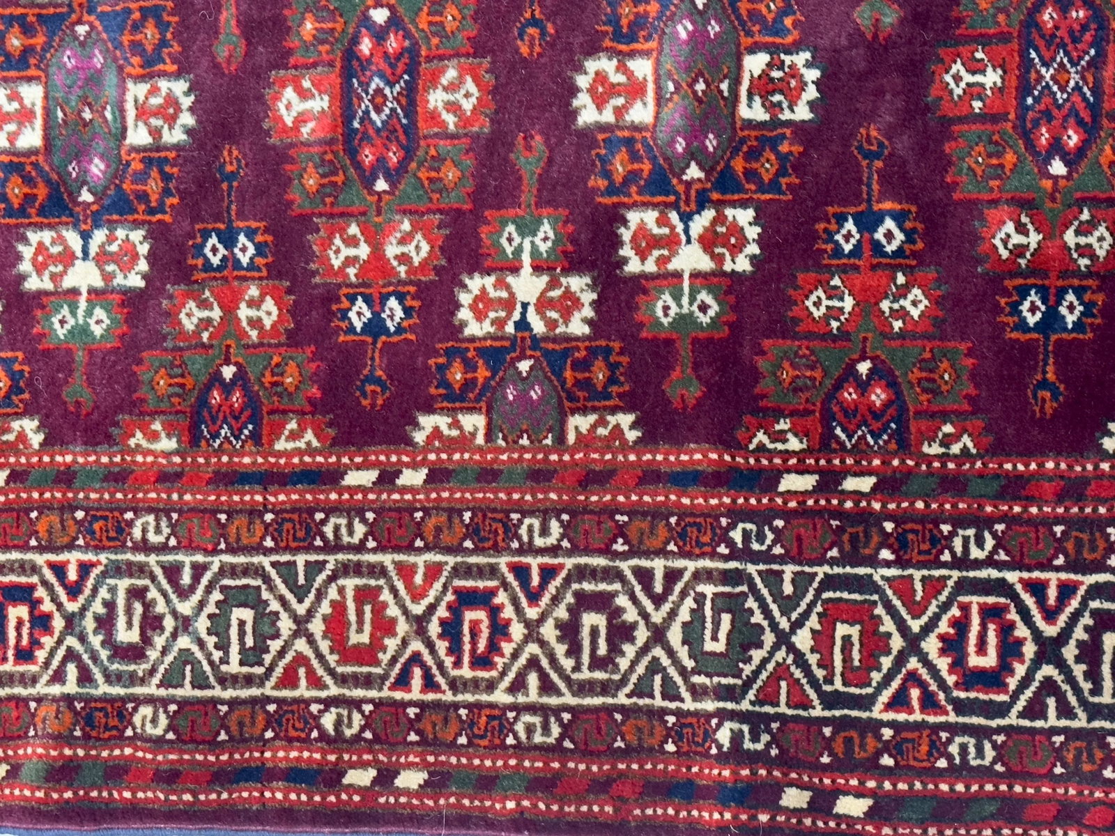 Antique Fine Turkmen Tribal Runner 2'11" X 8'11" - 5