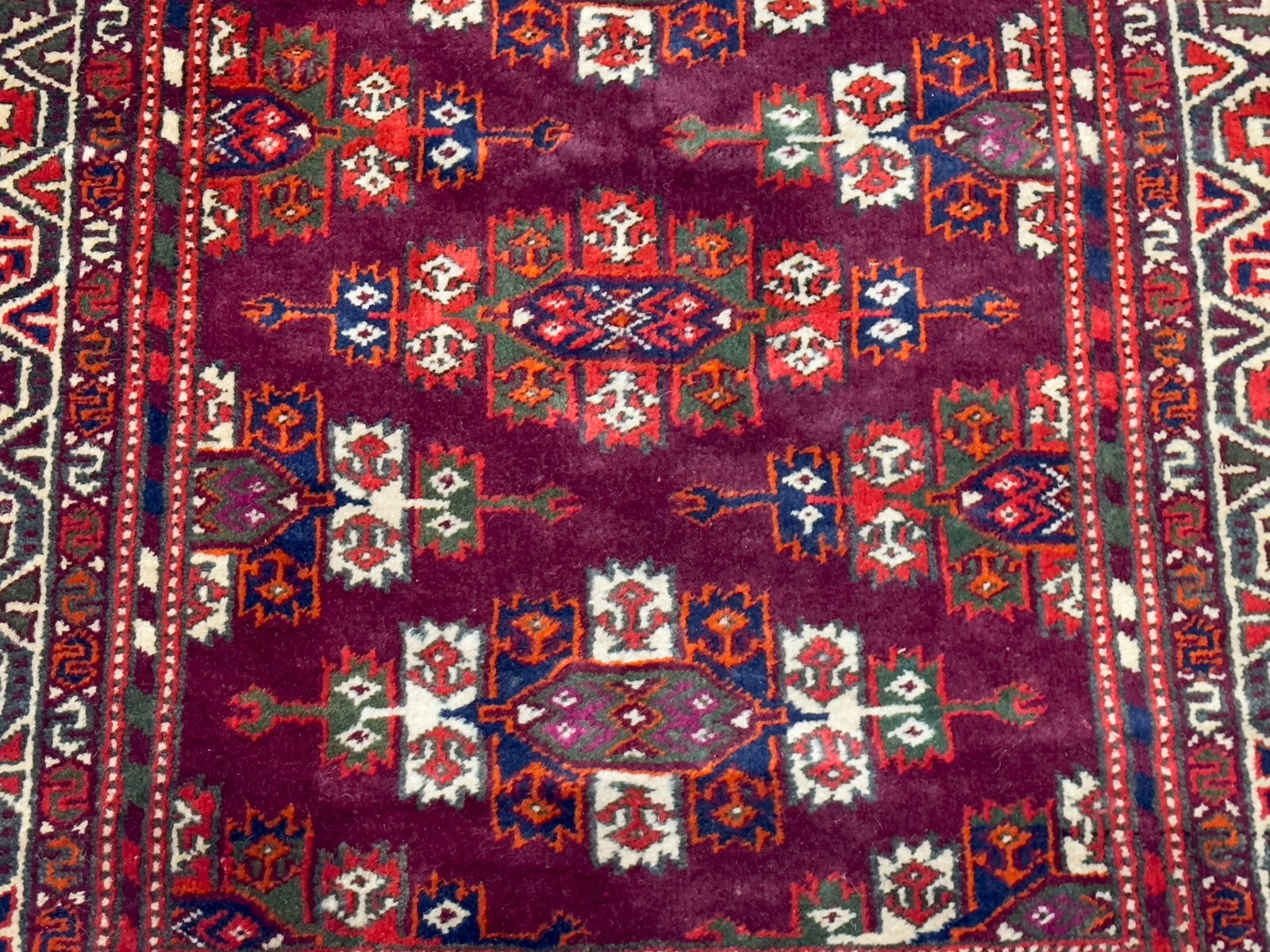Antique Fine Turkmen Tribal Runner 2'11" X 8'11" - 6