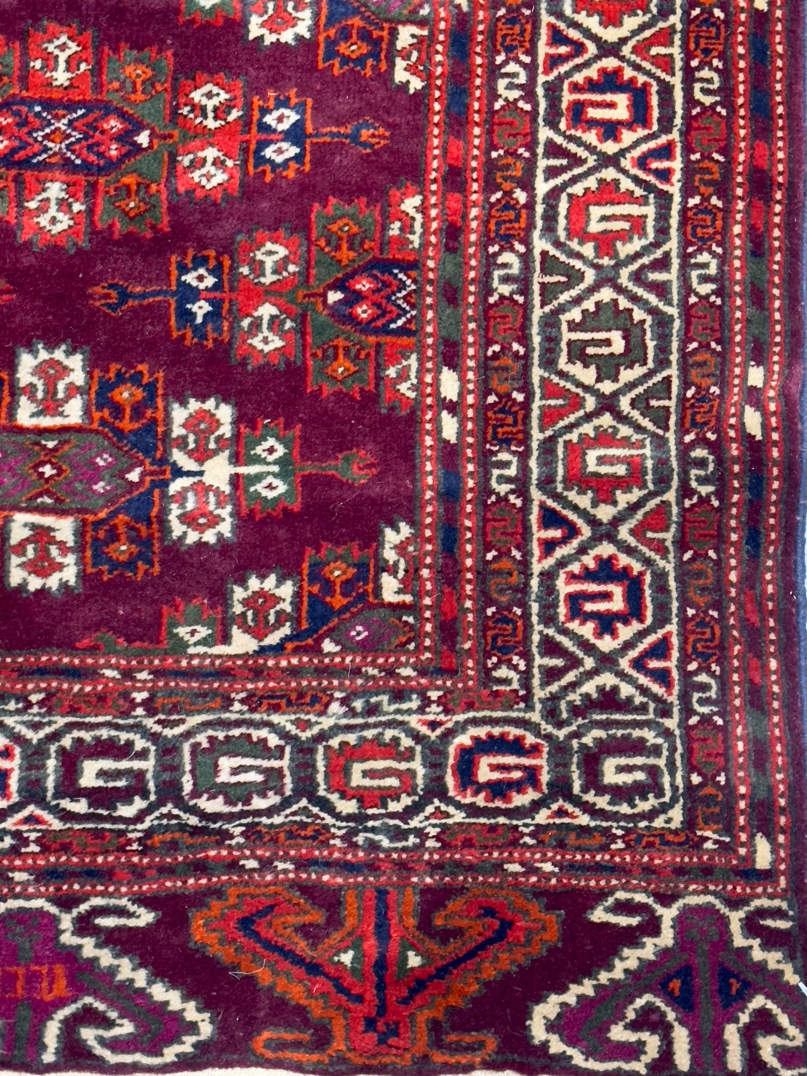 Antique Fine Turkmen Tribal Runner 2'11" X 8'11" - 7