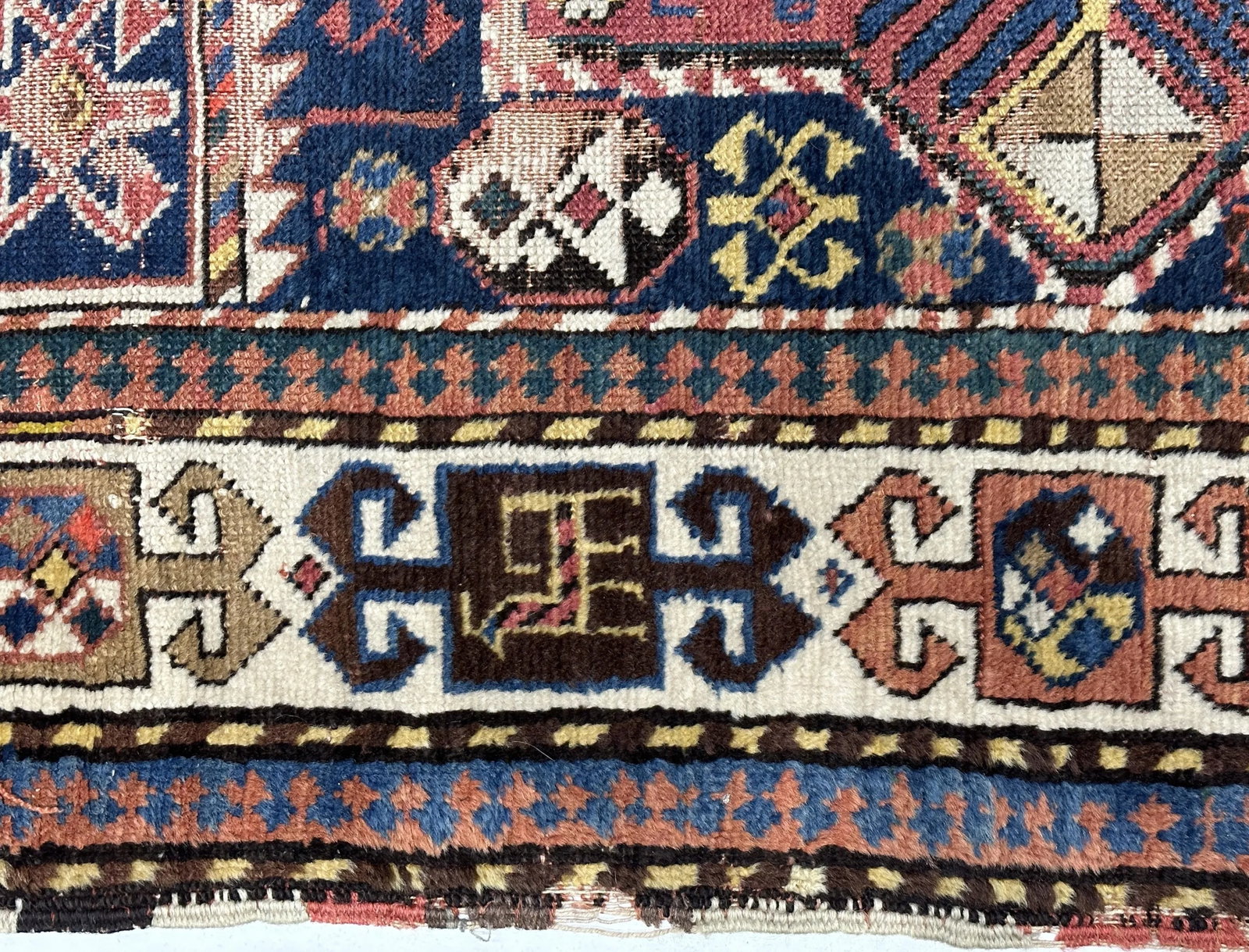 Antique Caucasian Shirvan Rug 3'10" X 8'11" - 4