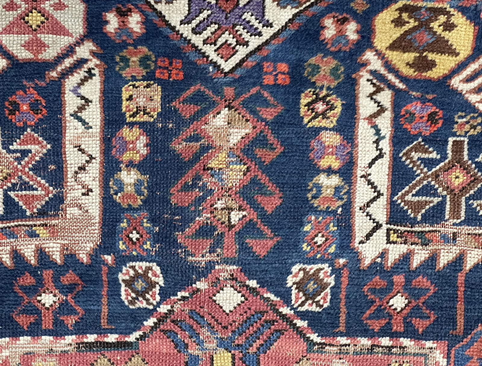 Antique Caucasian Shirvan Rug 3'10" X 8'11" - 5