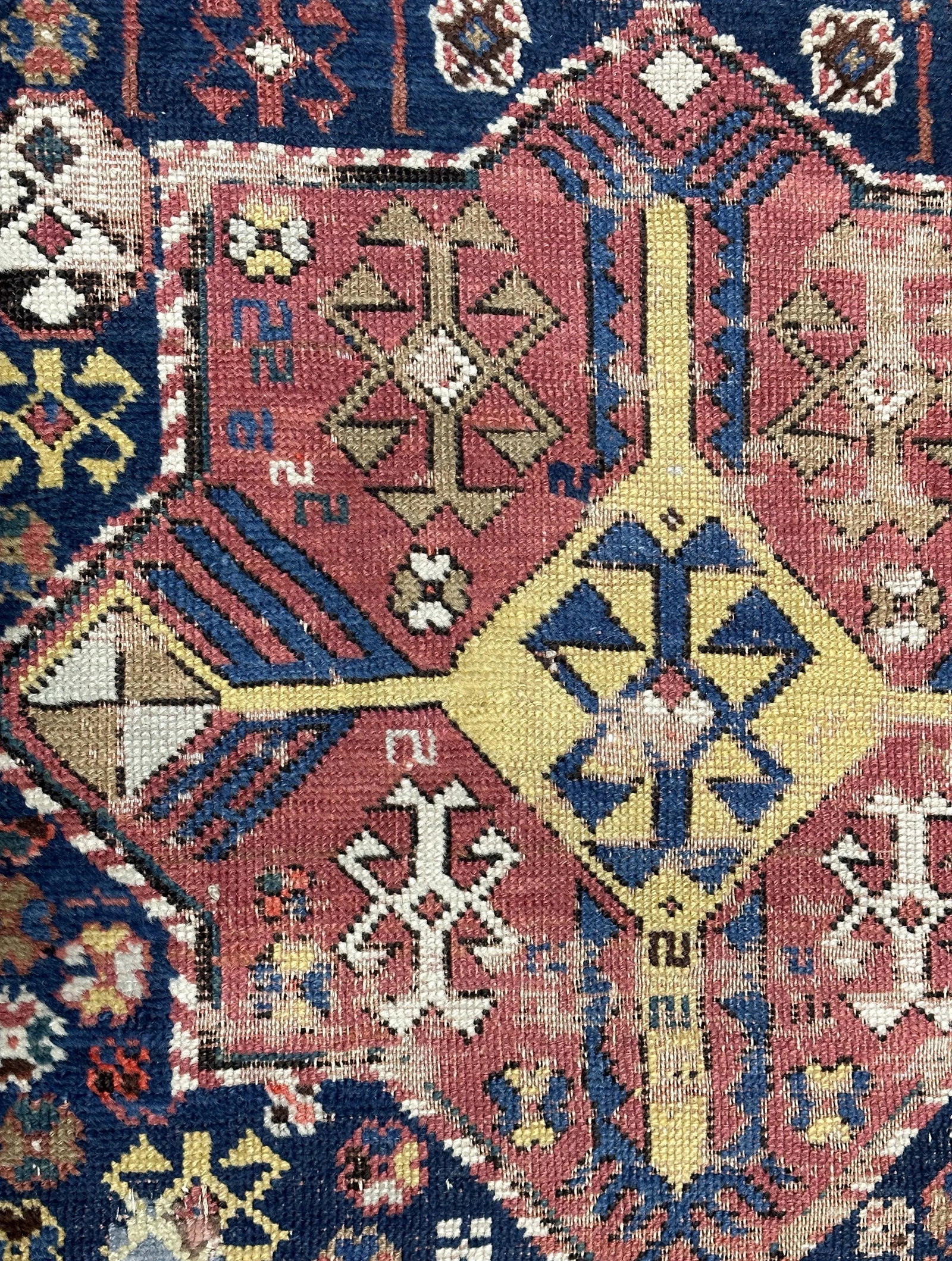 Antique Caucasian Shirvan Rug 3'10" X 8'11" - 6