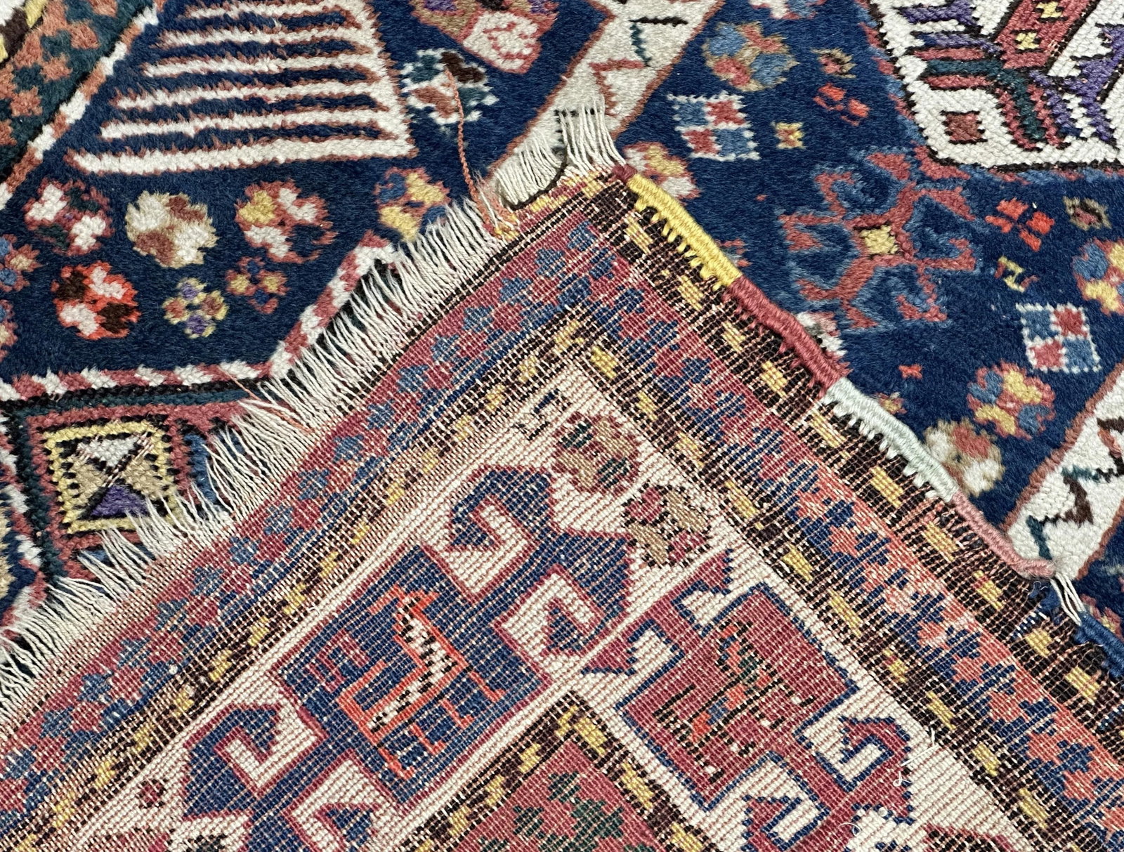 Antique Caucasian Shirvan Rug 3'10" X 8'11" - 8