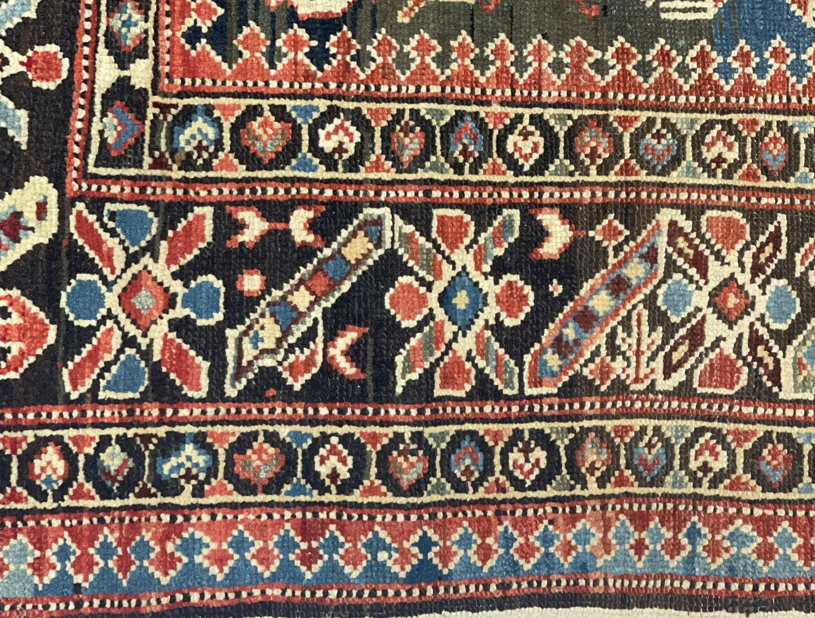 Antique Caucasian Kuba Rug 3'10" X 6'3" - 3