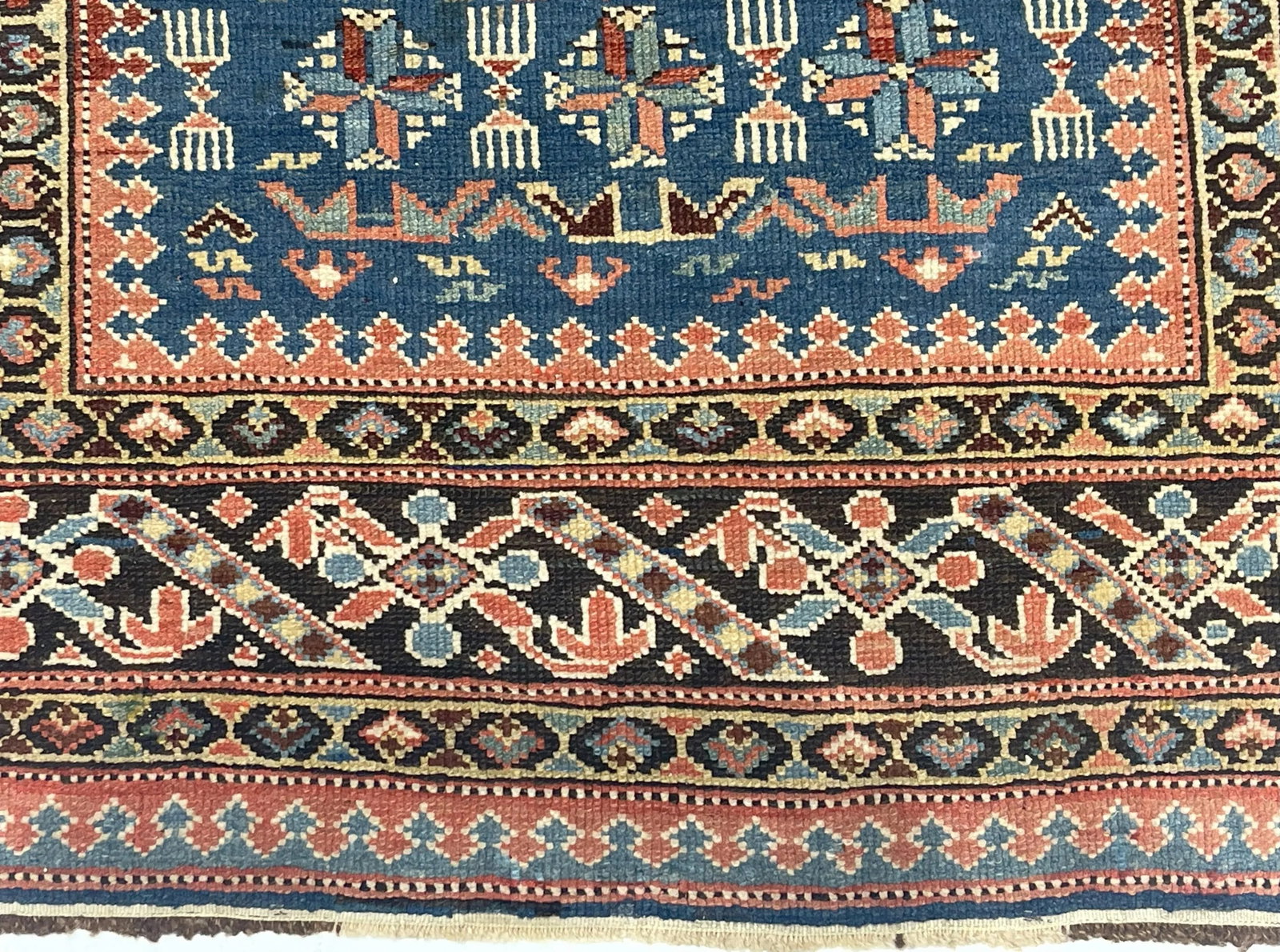 Antique Caucasian Kuba Rug 3'10" X 6'3" - 4
