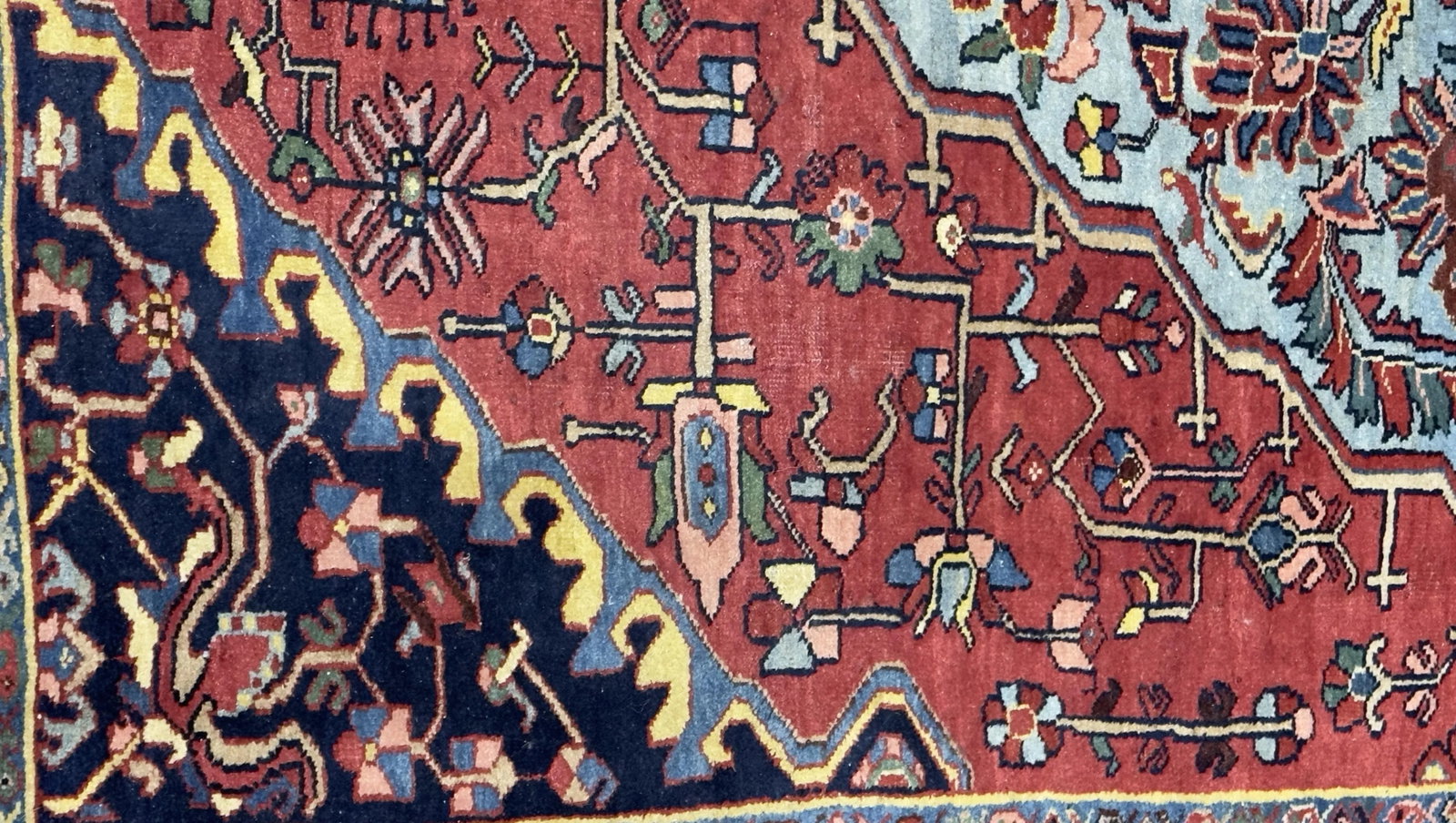 Antique Persian Halvai Bidjar Rug 4'9" X 7'1" - 3