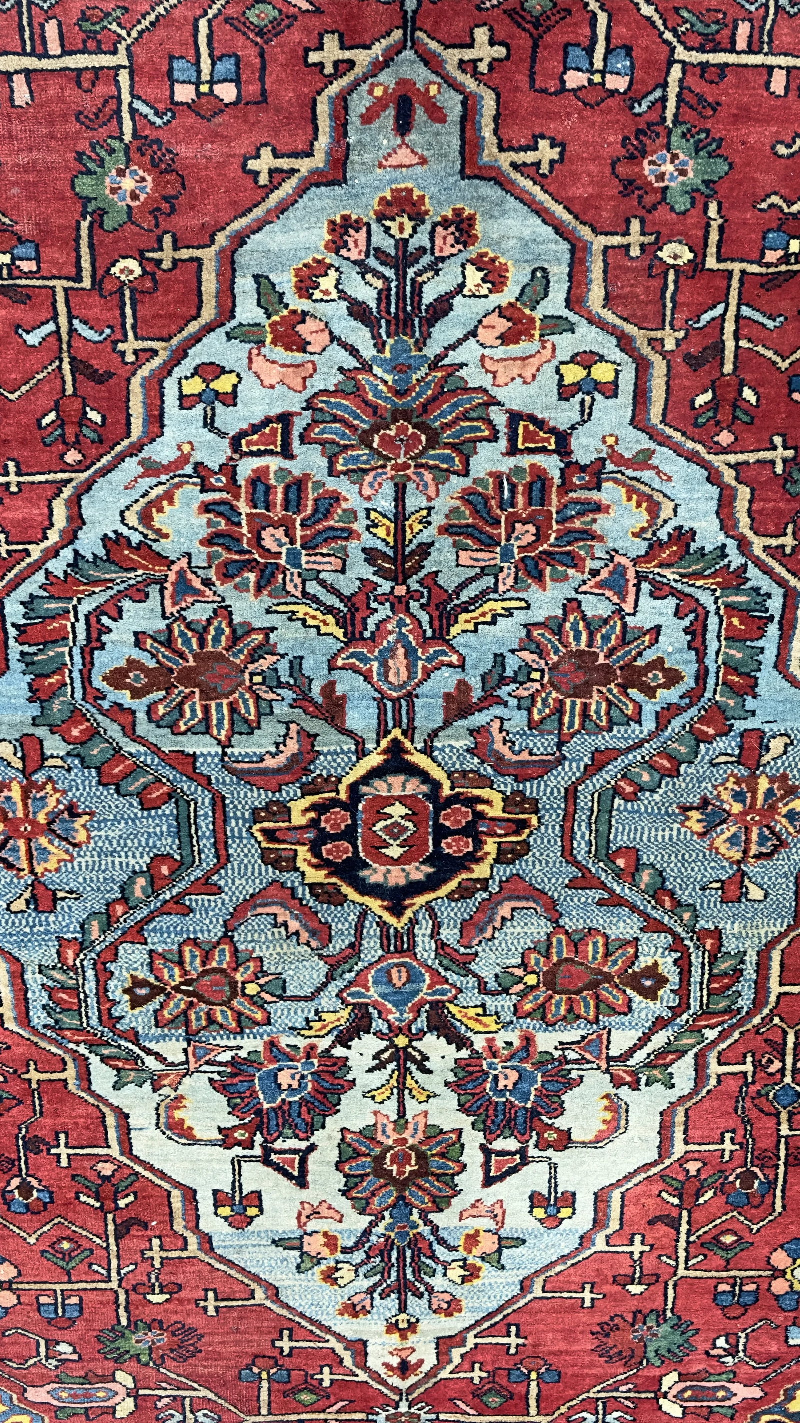 Antique Persian Halvai Bidjar Rug 4'9" X 7'1" - 7