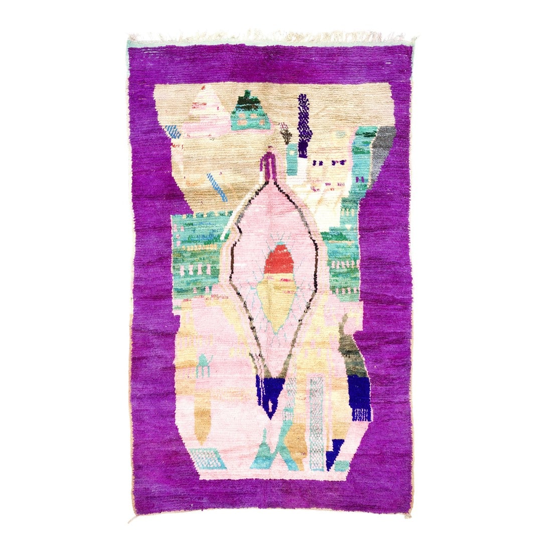 Mid Century Moroccan Rug 5'8" X 9'7" (1 of 7)