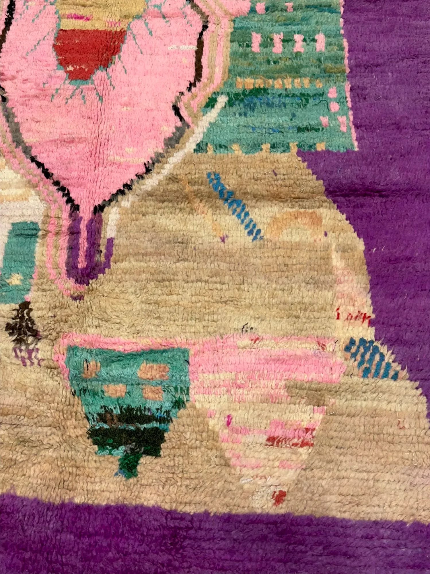 Mid Century Moroccan Rug 5'8" X 9'7" - 7