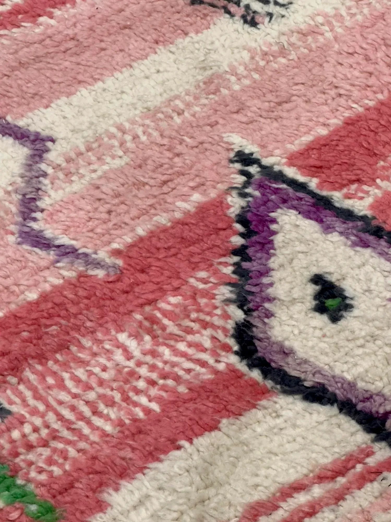Vintage Moroccan Rug 6'7" X 10'0" - 3